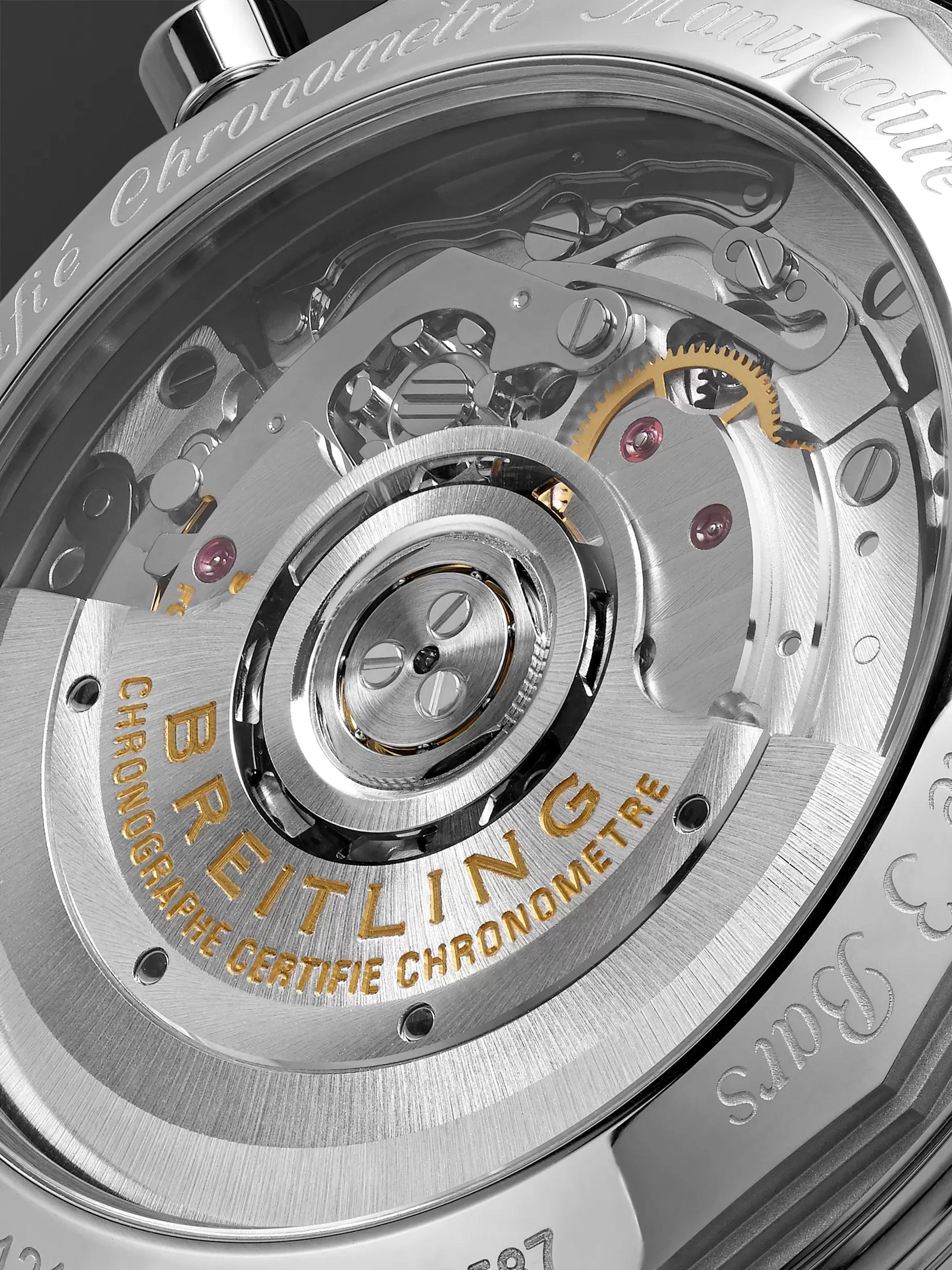 BREITLING Navitimer 1 B01 Automatic Chronograph 43mm Stainless Steel and Alligator Watch, Ref. No. AB0121211C1P1