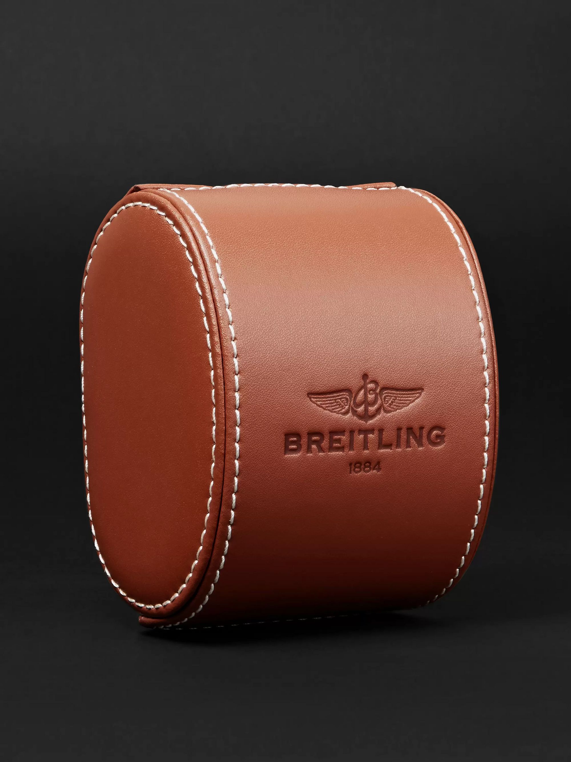 BREITLING Navitimer 1 B01 Automatic Chronograph 43mm Stainless Steel and Alligator Watch, Ref. No. AB0121211C1P1