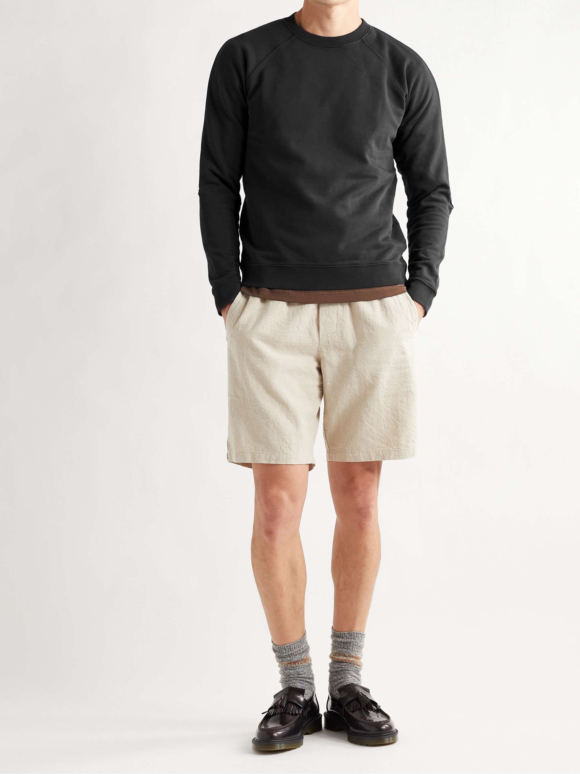 FOLK Rivet Loopback Cotton-Jersey Sweatshirt for Men | MR PORTER