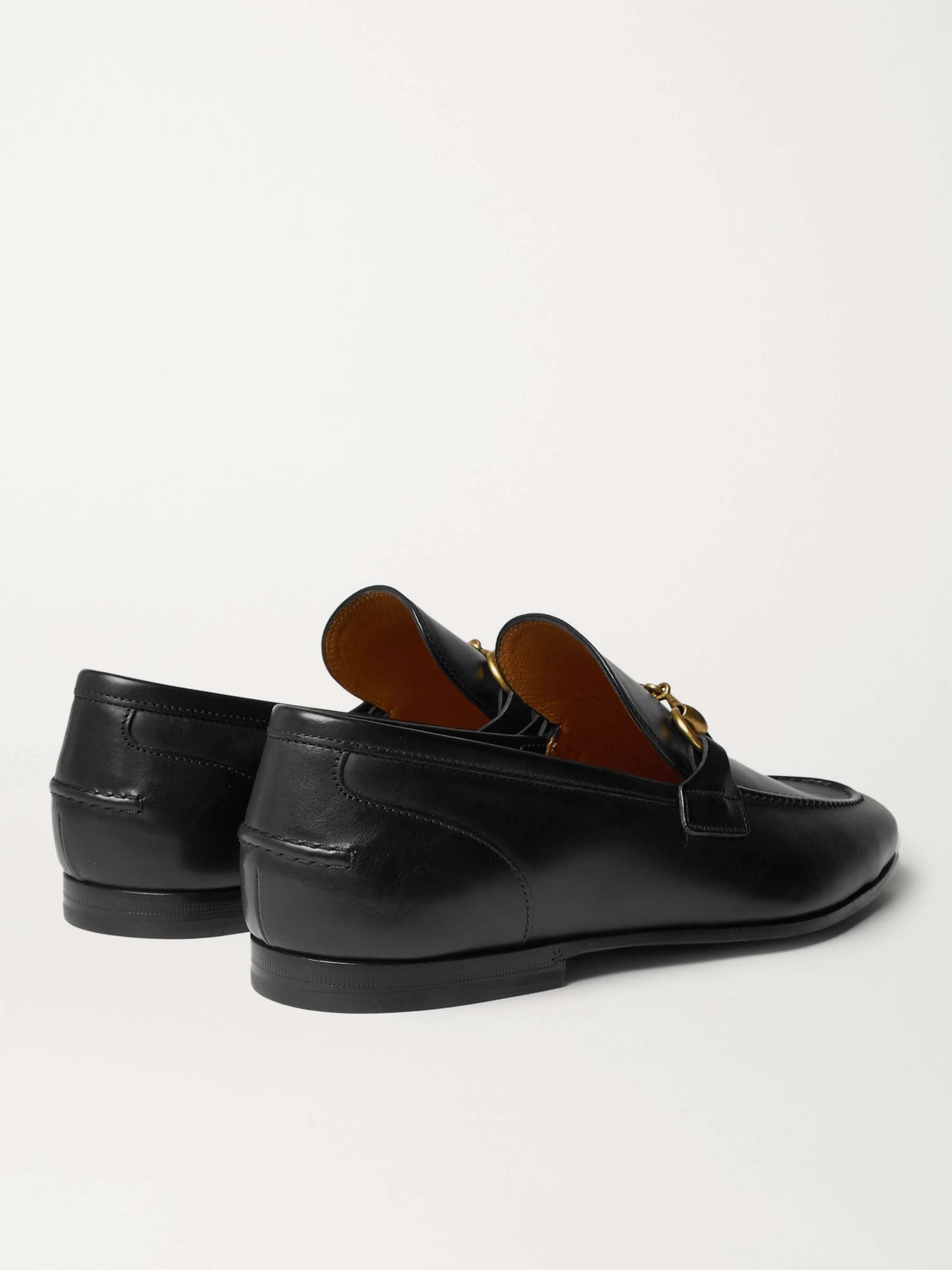 GUCCI Horsebit Leather Loafers
