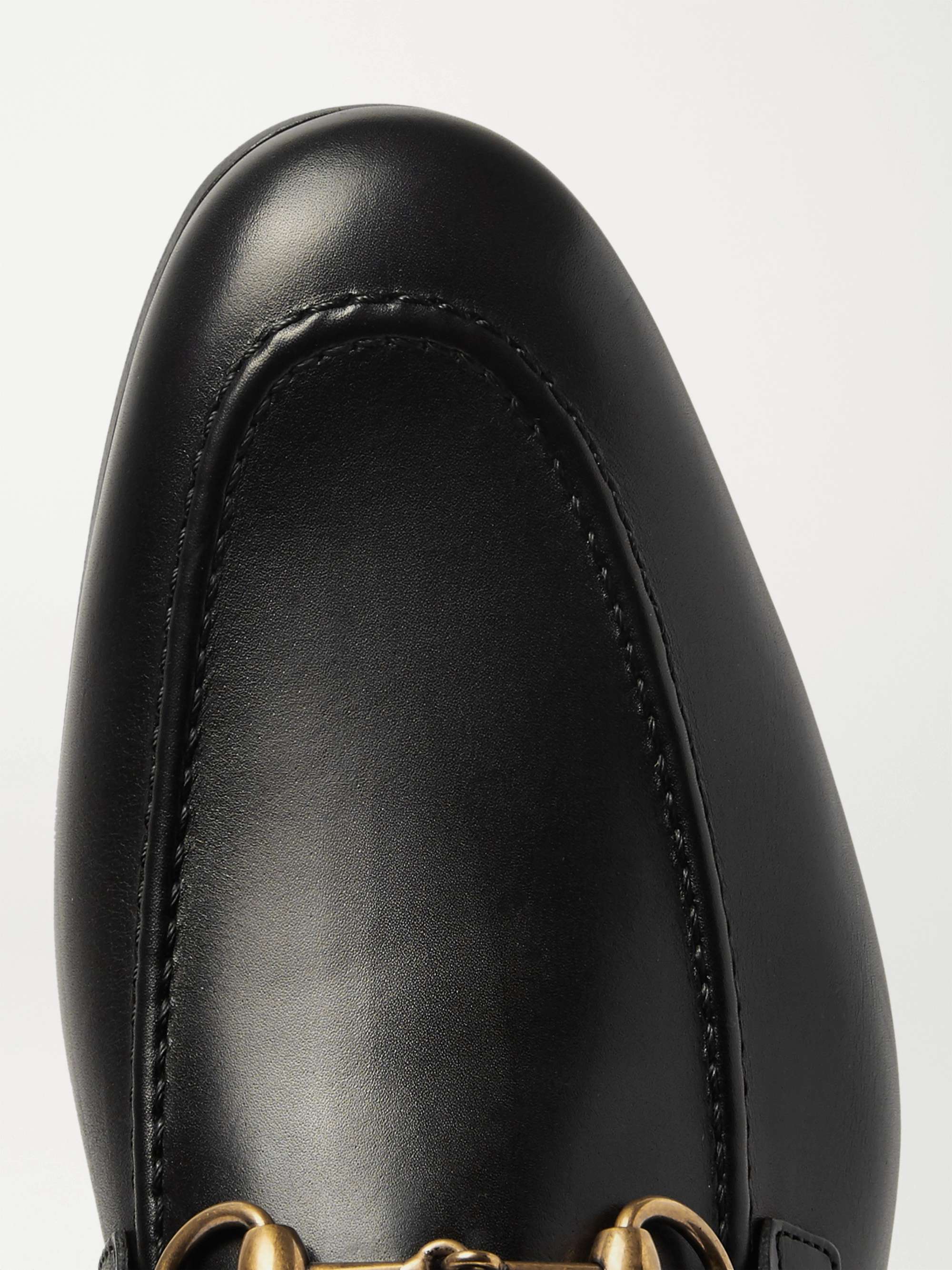 GUCCI Horsebit Leather Loafers