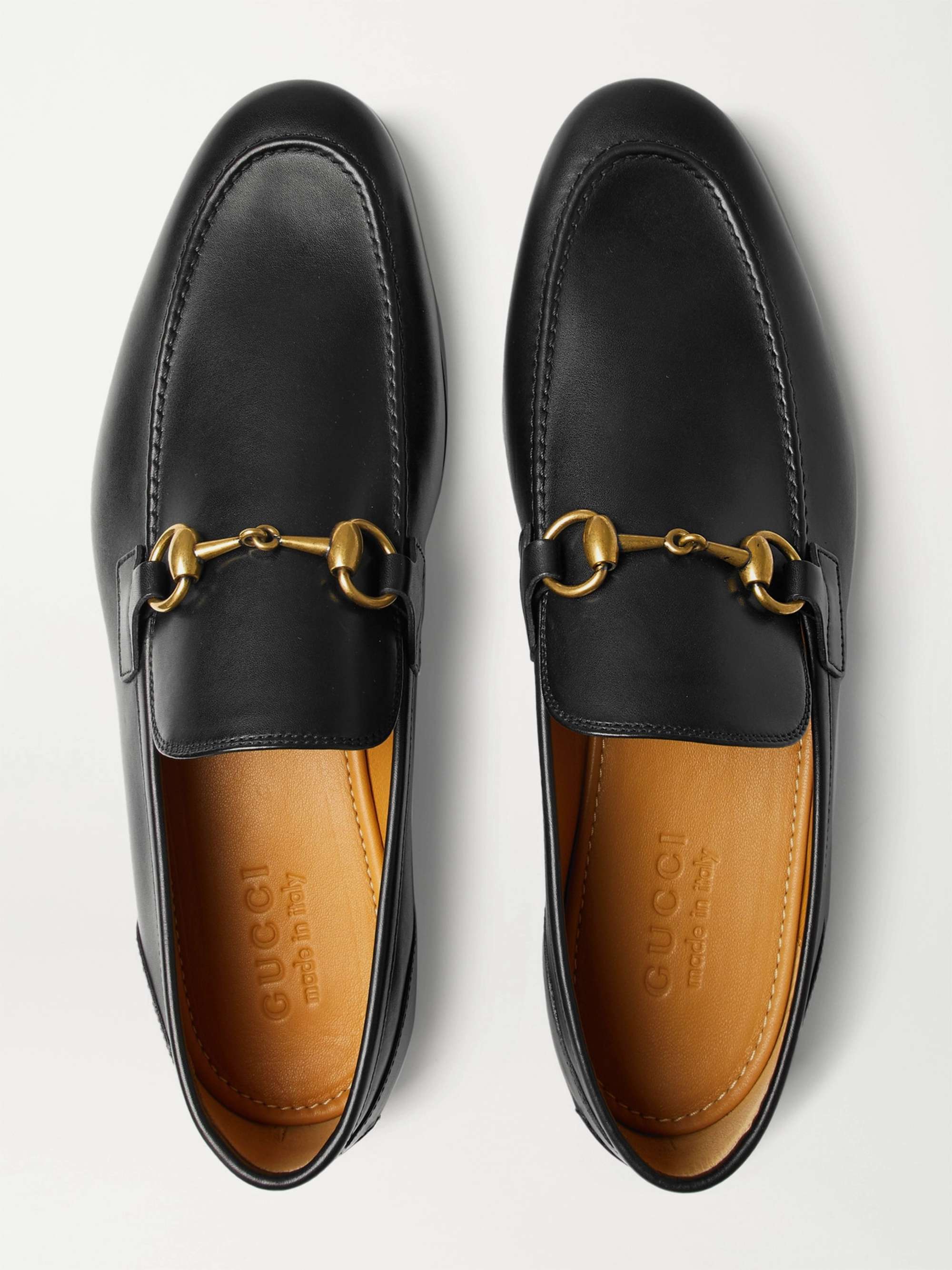 GUCCI Horsebit Leather Loafers