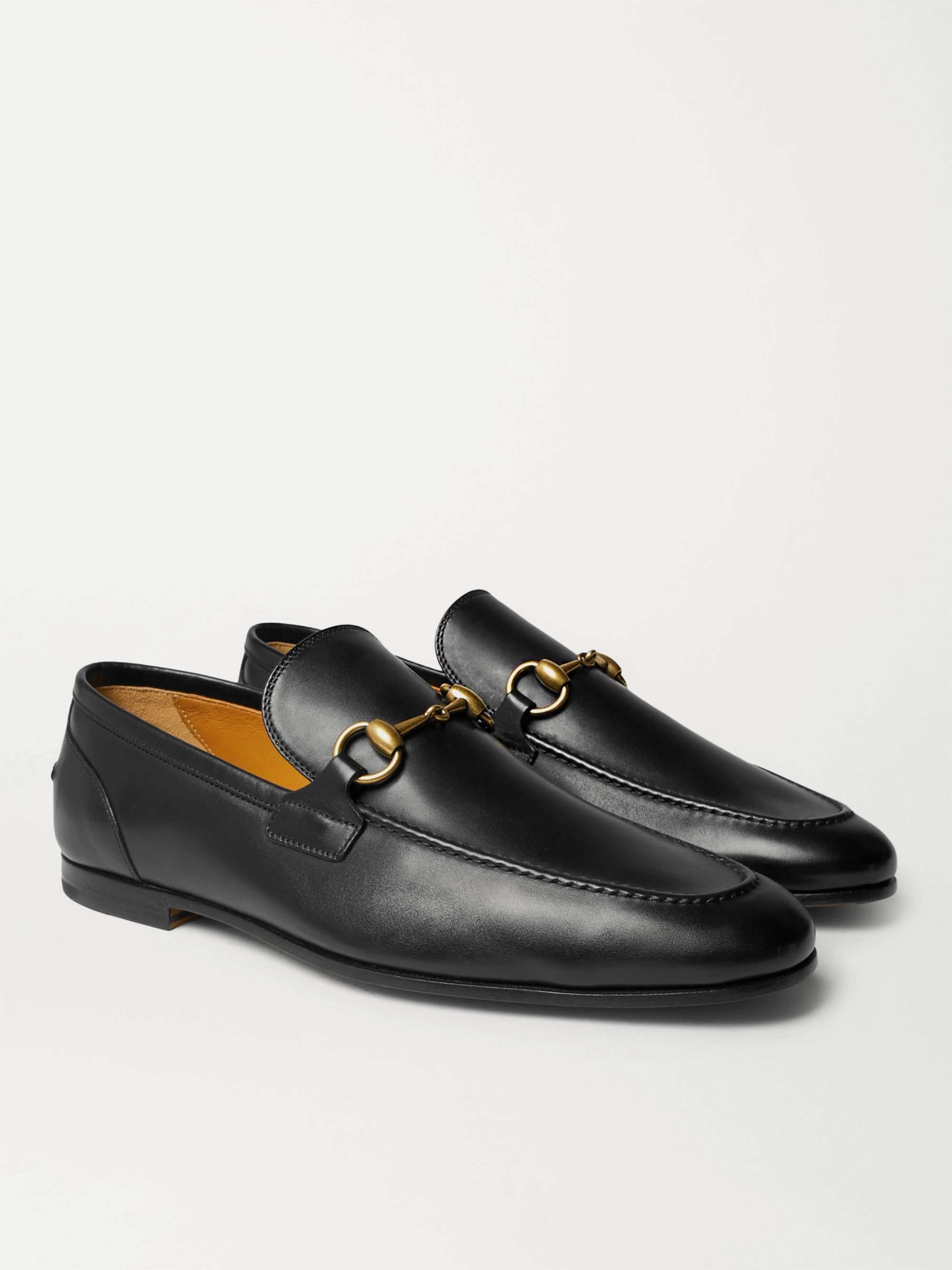 GUCCI Horsebit Leather Loafers