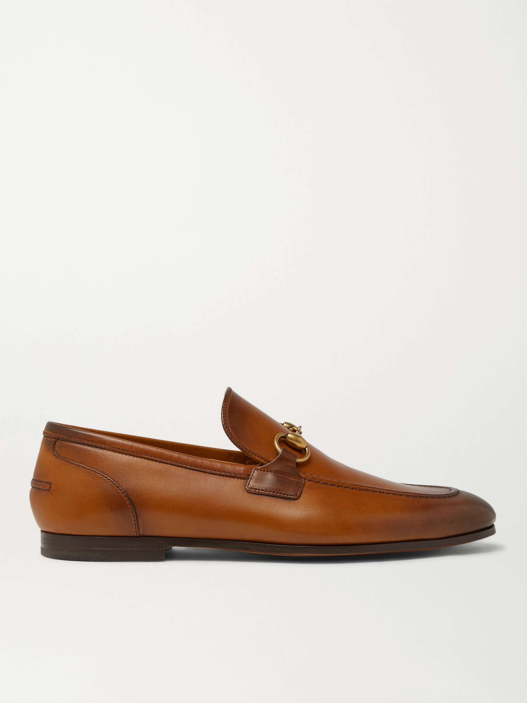 GUCCI Horsebit Leather Loafers