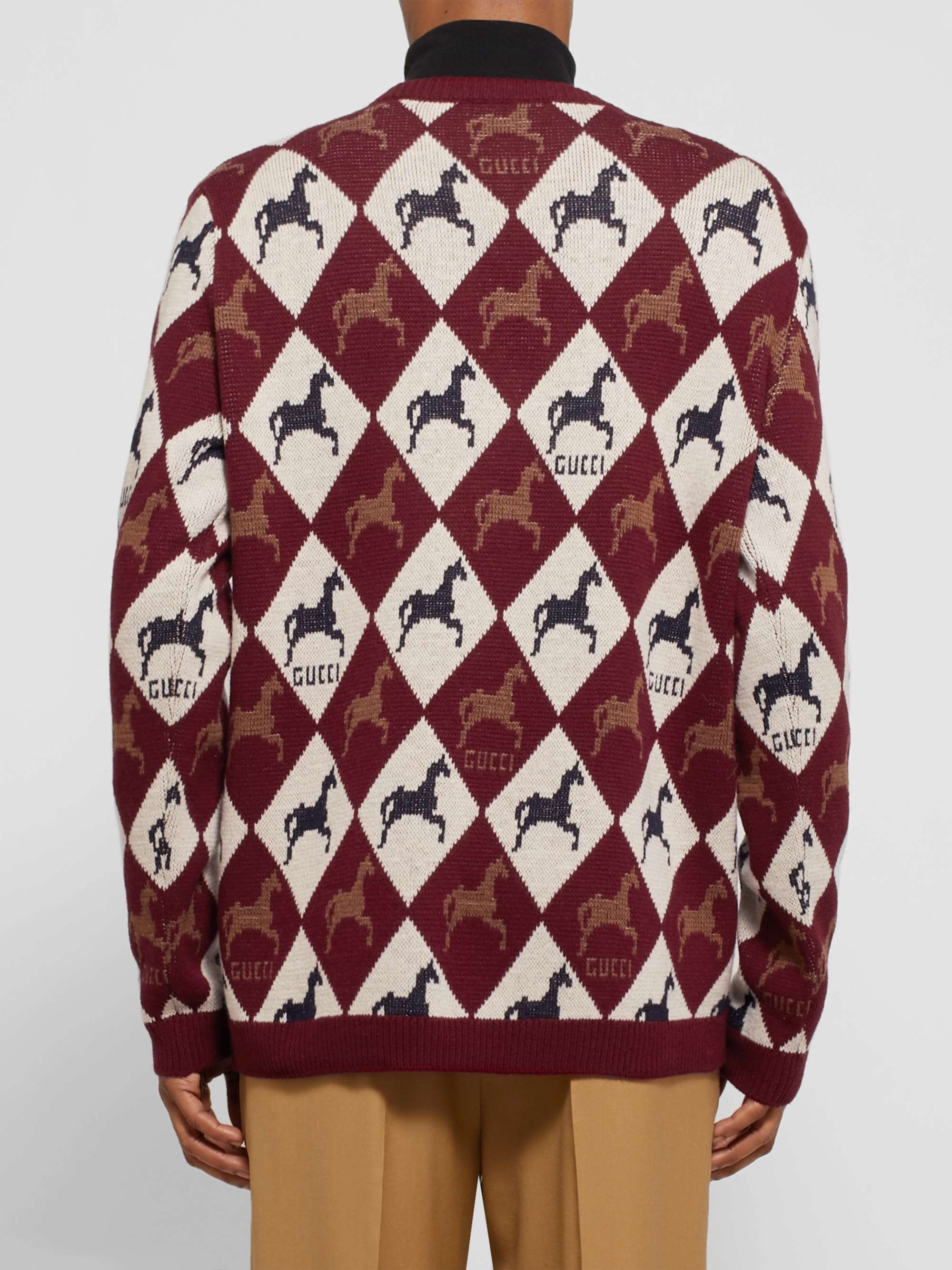 GUCCI Wool-Jacquard Sweater