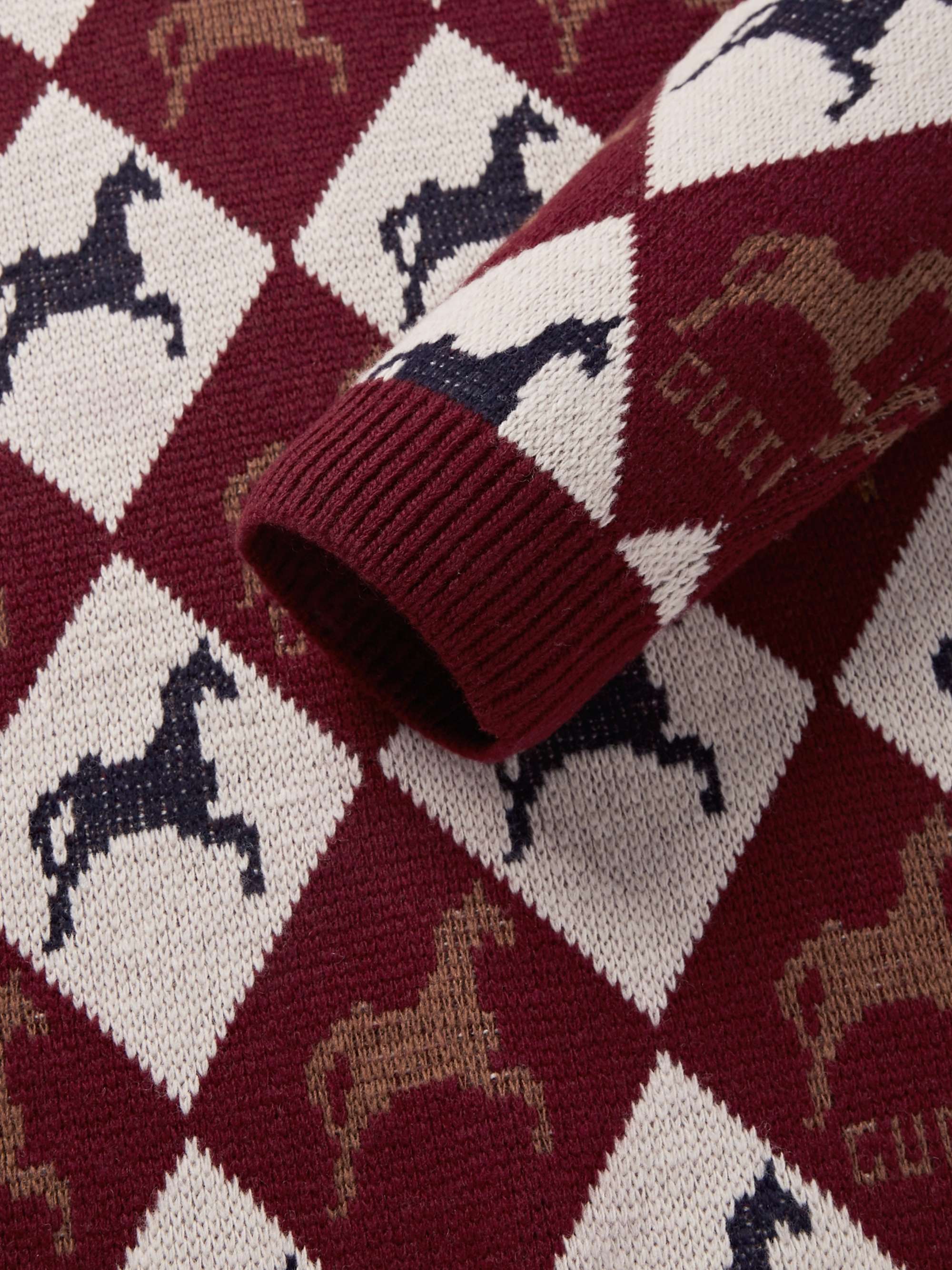 GUCCI Wool-Jacquard Sweater