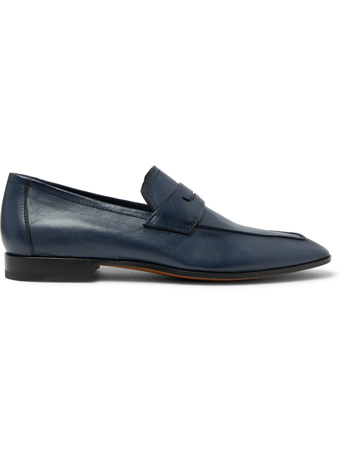 BERLUTI LORENZO LEATHER LOAFERS