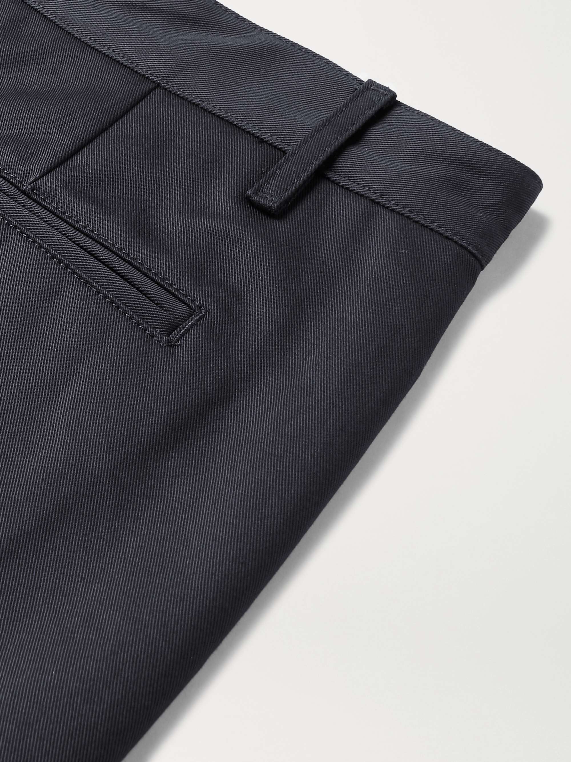 A.P.C. Navy Classic Cotton-Gabardine Chinos