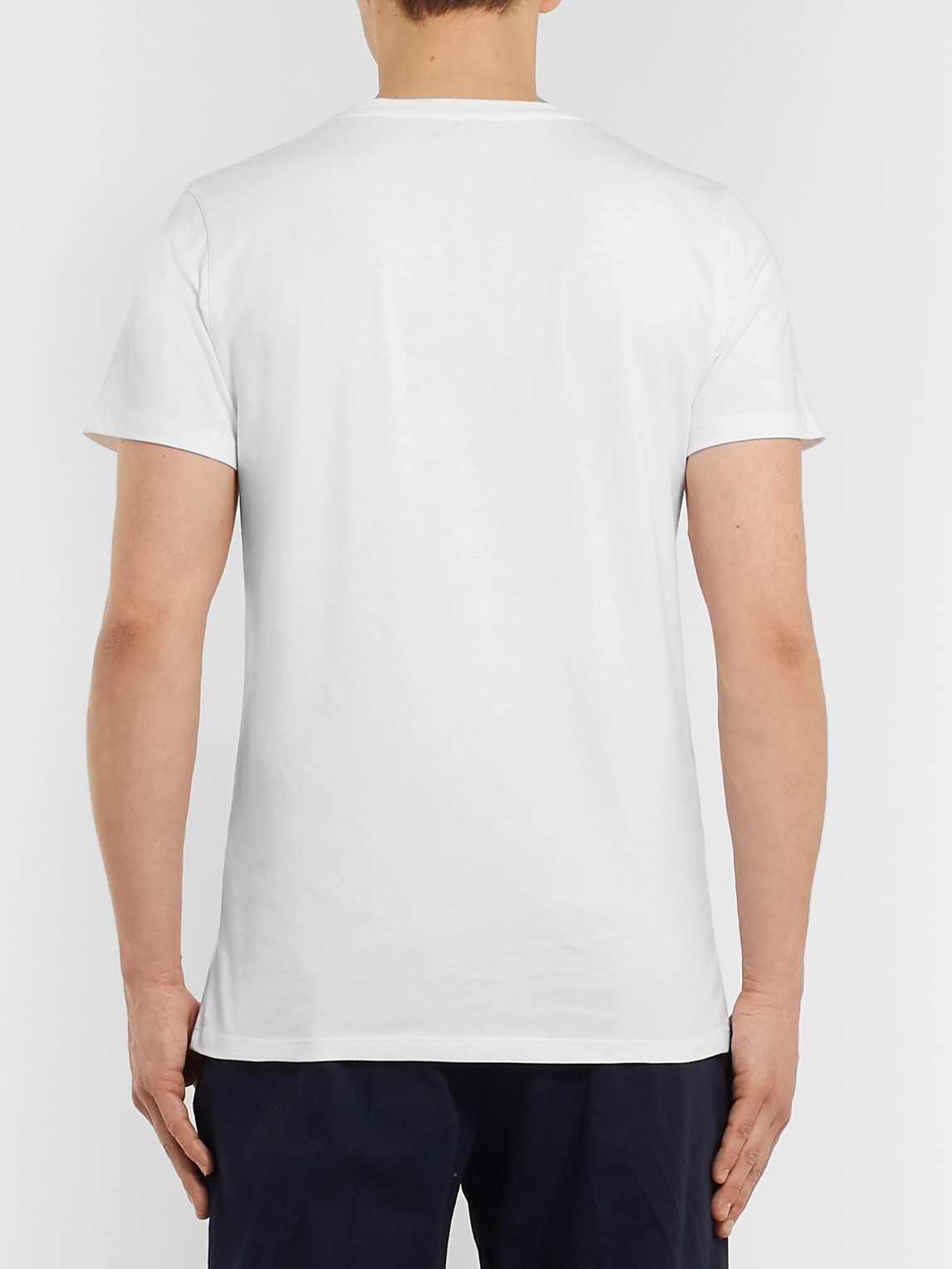 Shop Apc Jimmy Cotton-jersey T-shirt In White