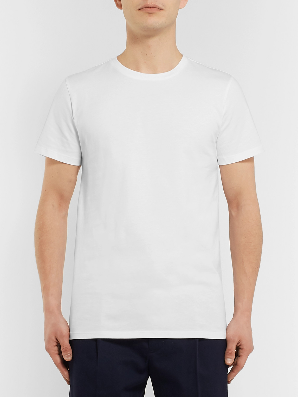 Shop Apc Jimmy Cotton-jersey T-shirt In White