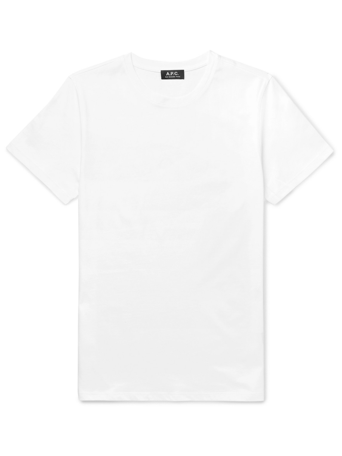 Apc Jimmy Cotton-jersey T-shirt In White
