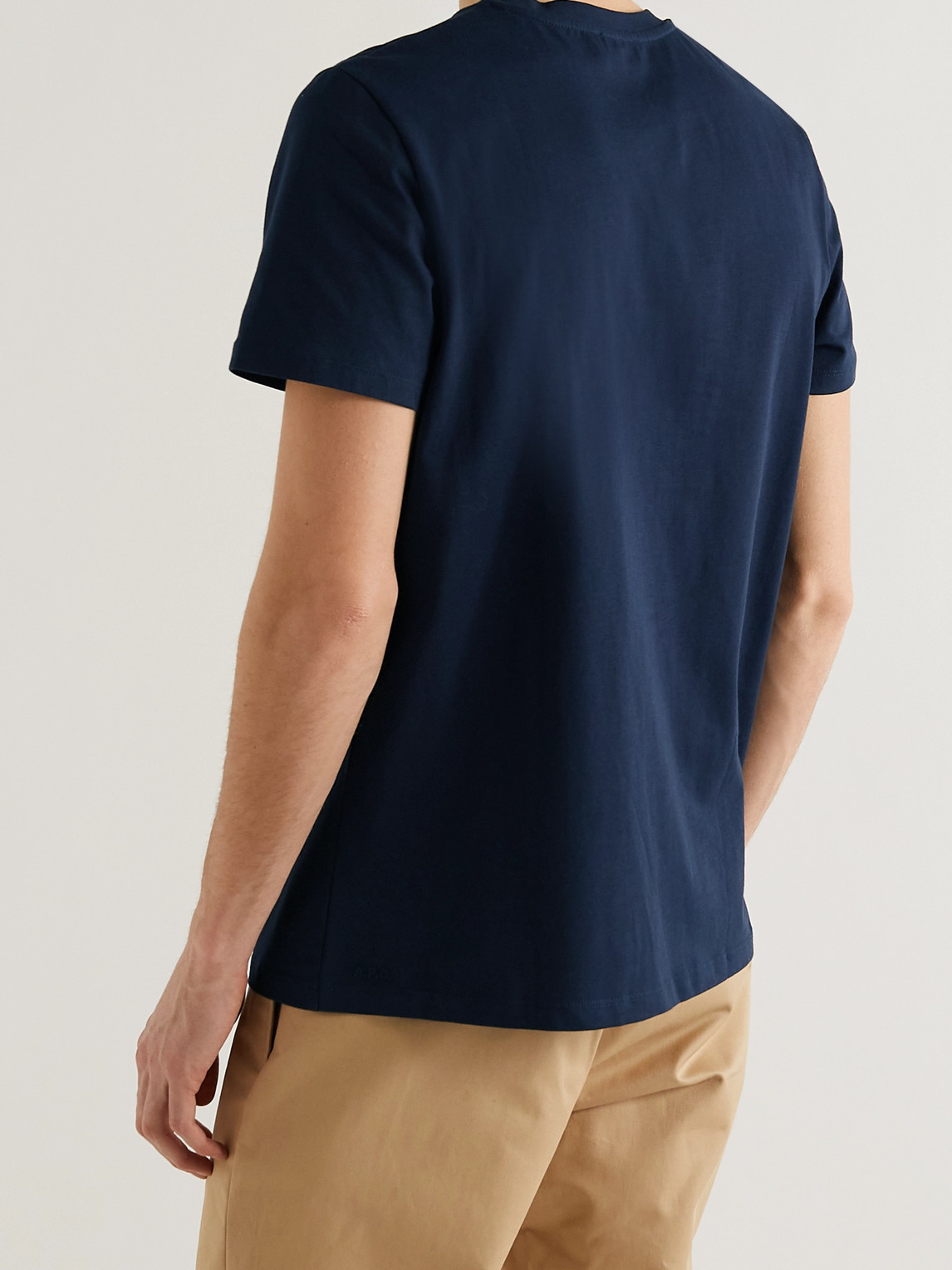 Shop Apc Jimmy Cotton-jersey T-shirt In Blue