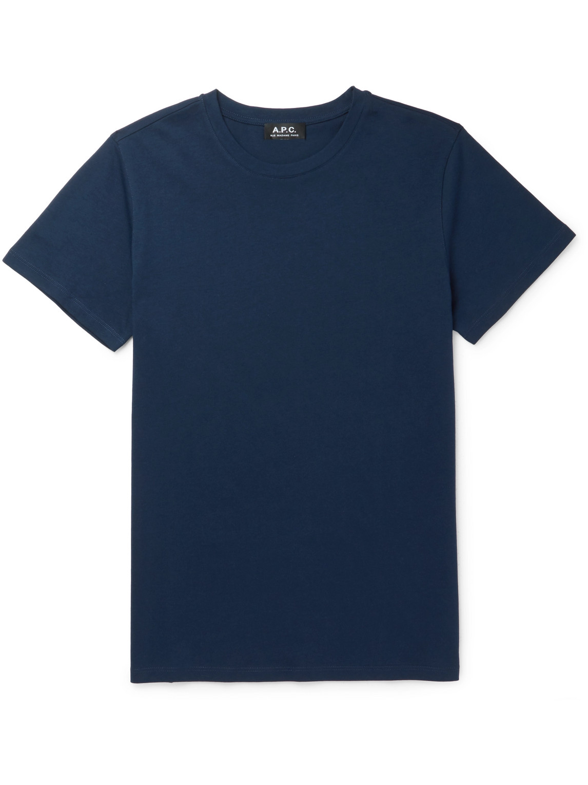 Apc Jimmy Cotton-jersey T-shirt In Blue
