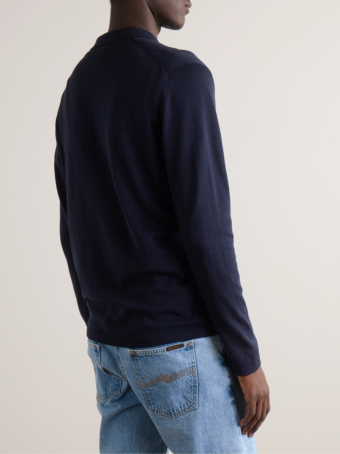 Sea Island Cotton-Jersey Polo Shirt