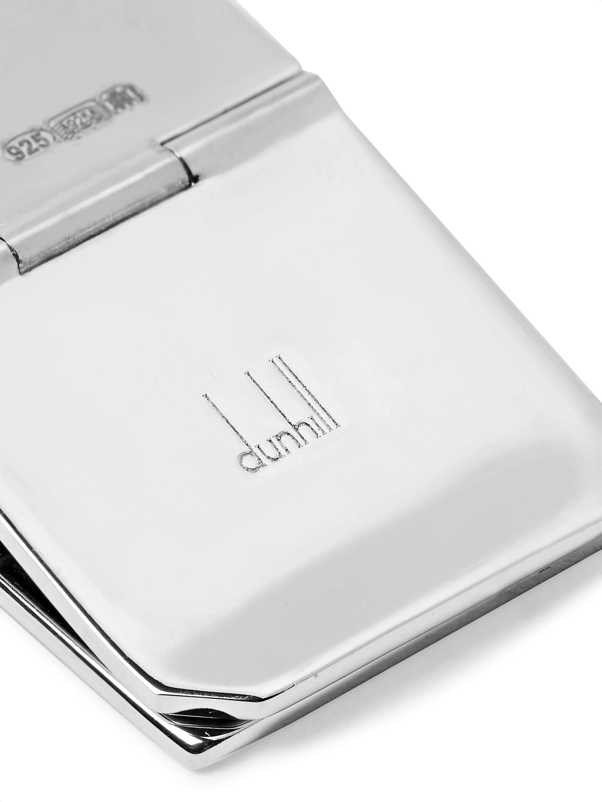 DUNHILL Engraved Sterling Silver Money Clip