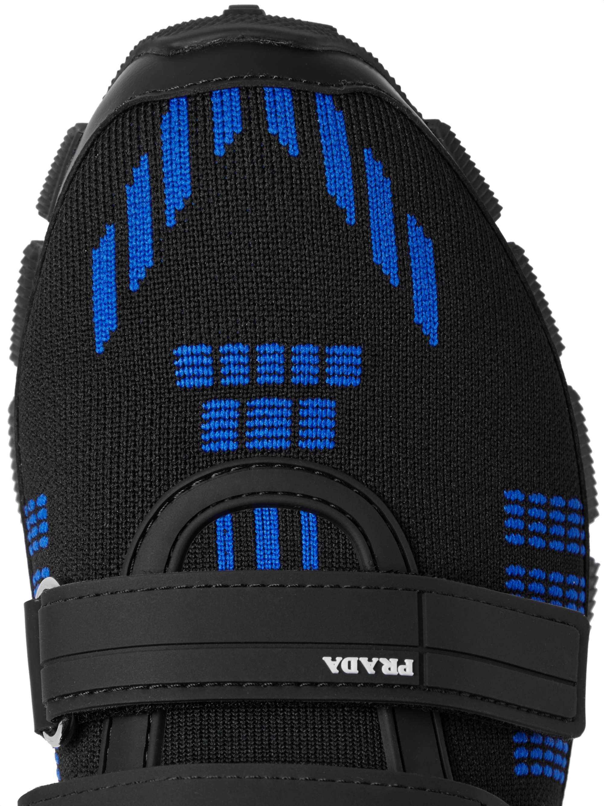 PRADA Trail Rubber-Trimmed Mesh Sneakers