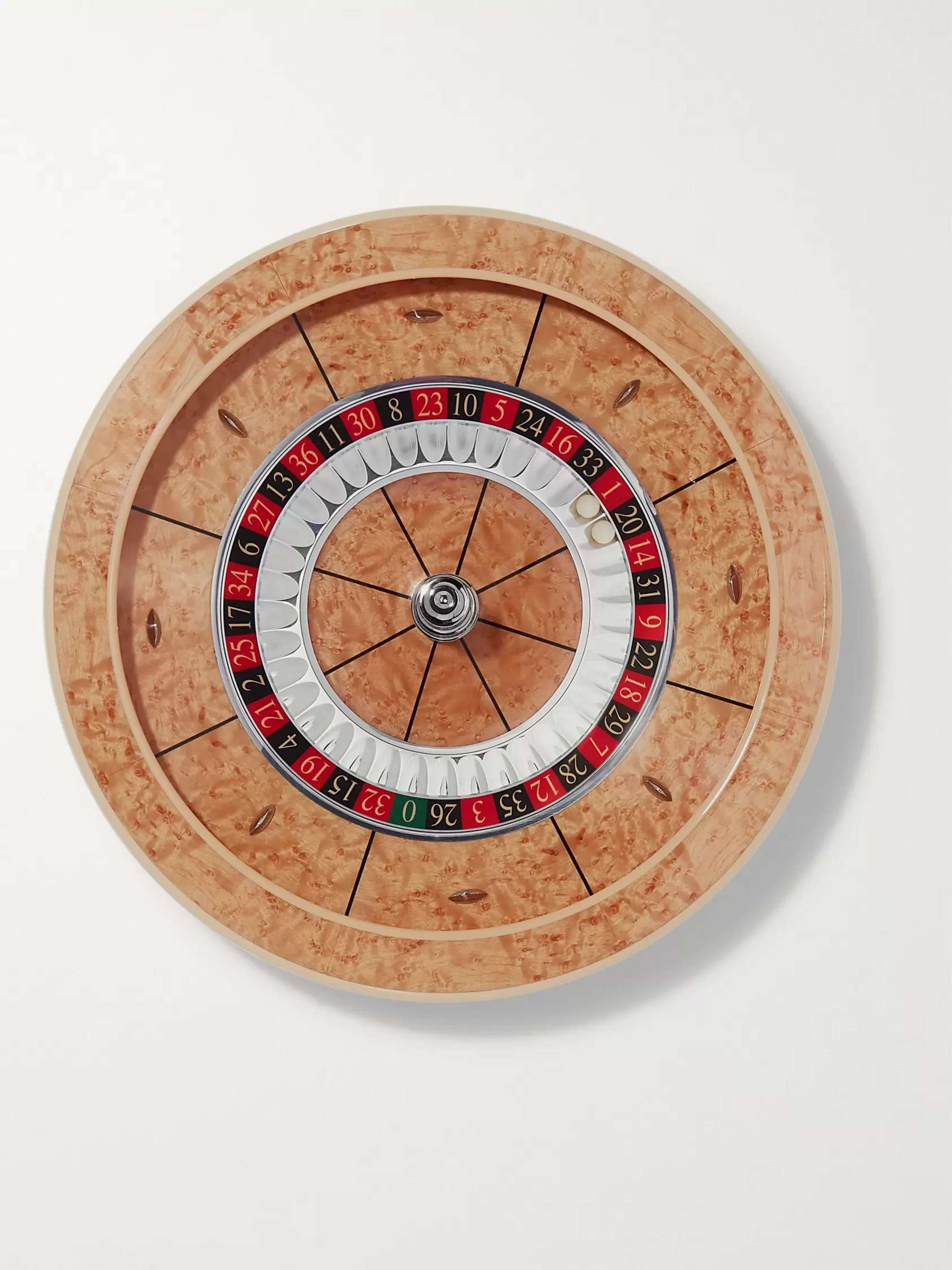 WILLIAM & SON Maple Veneer Roulette Wheel