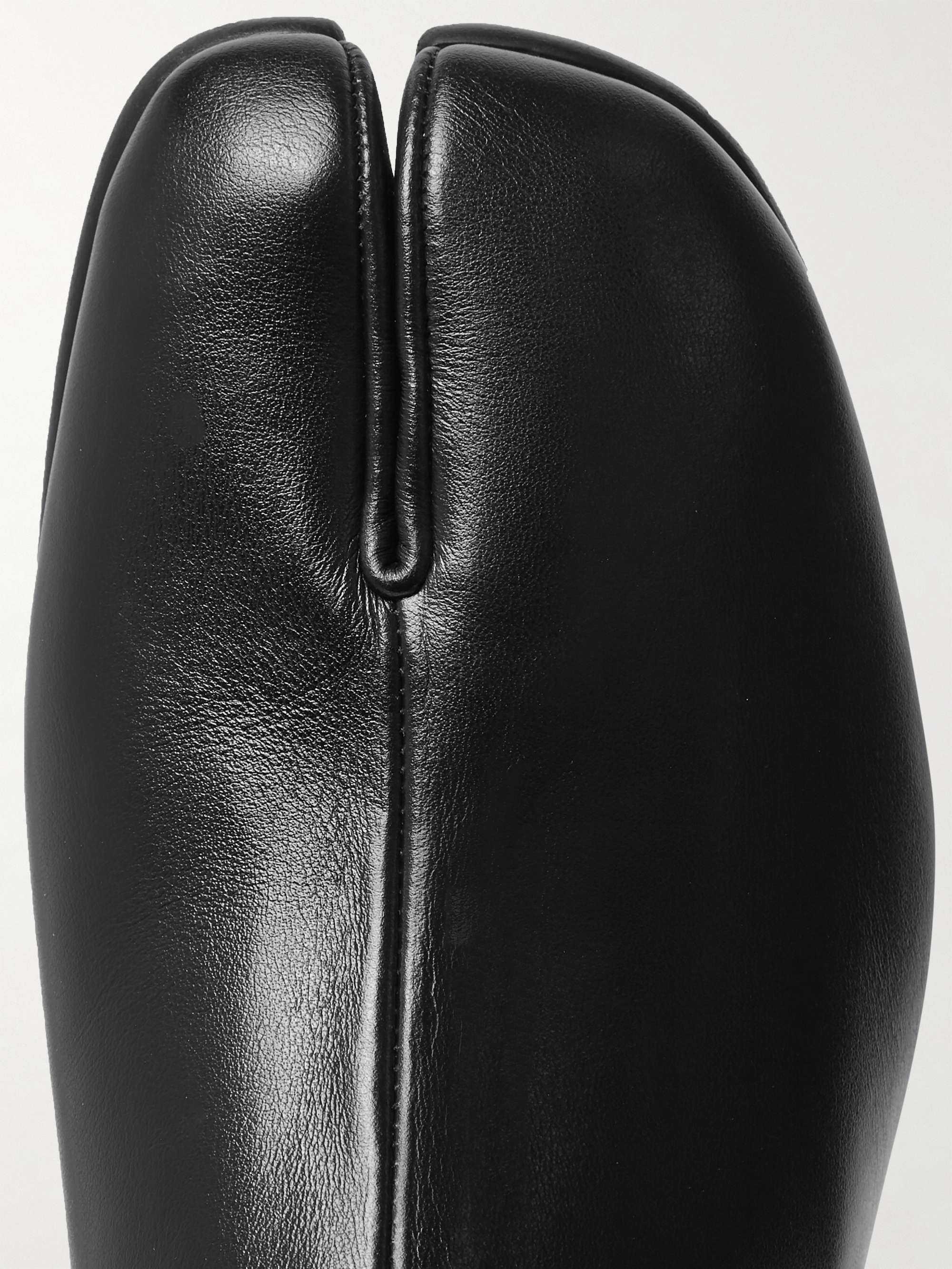 MAISON MARGIELA Tabi Collapsible-Heel Split-Toe Leather Loafers