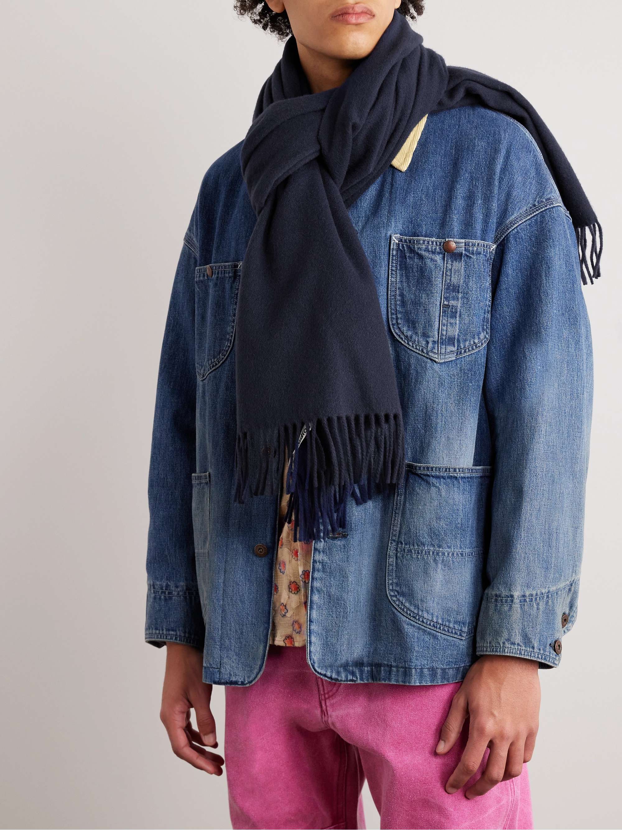 ACNE STUDIOS Fringed Wool Scarf