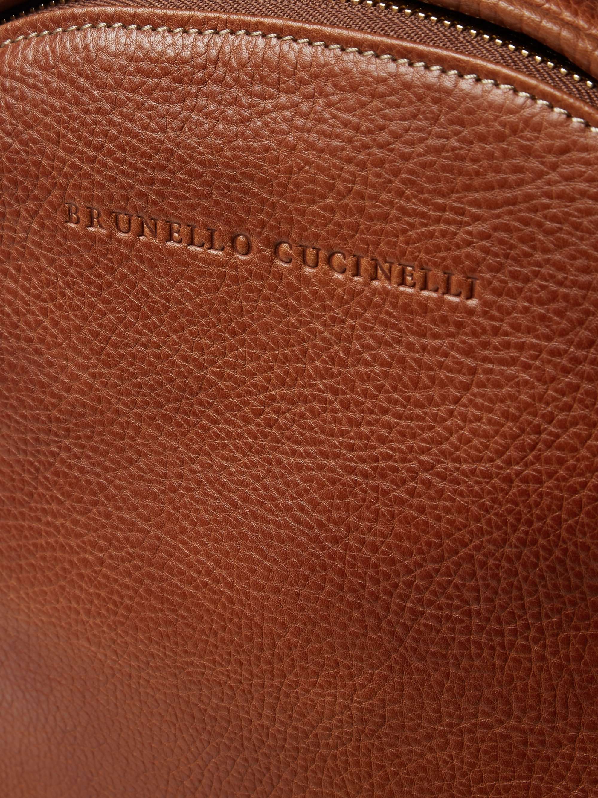 BRUNELLO CUCINELLI Full-Grain Leather Backpack