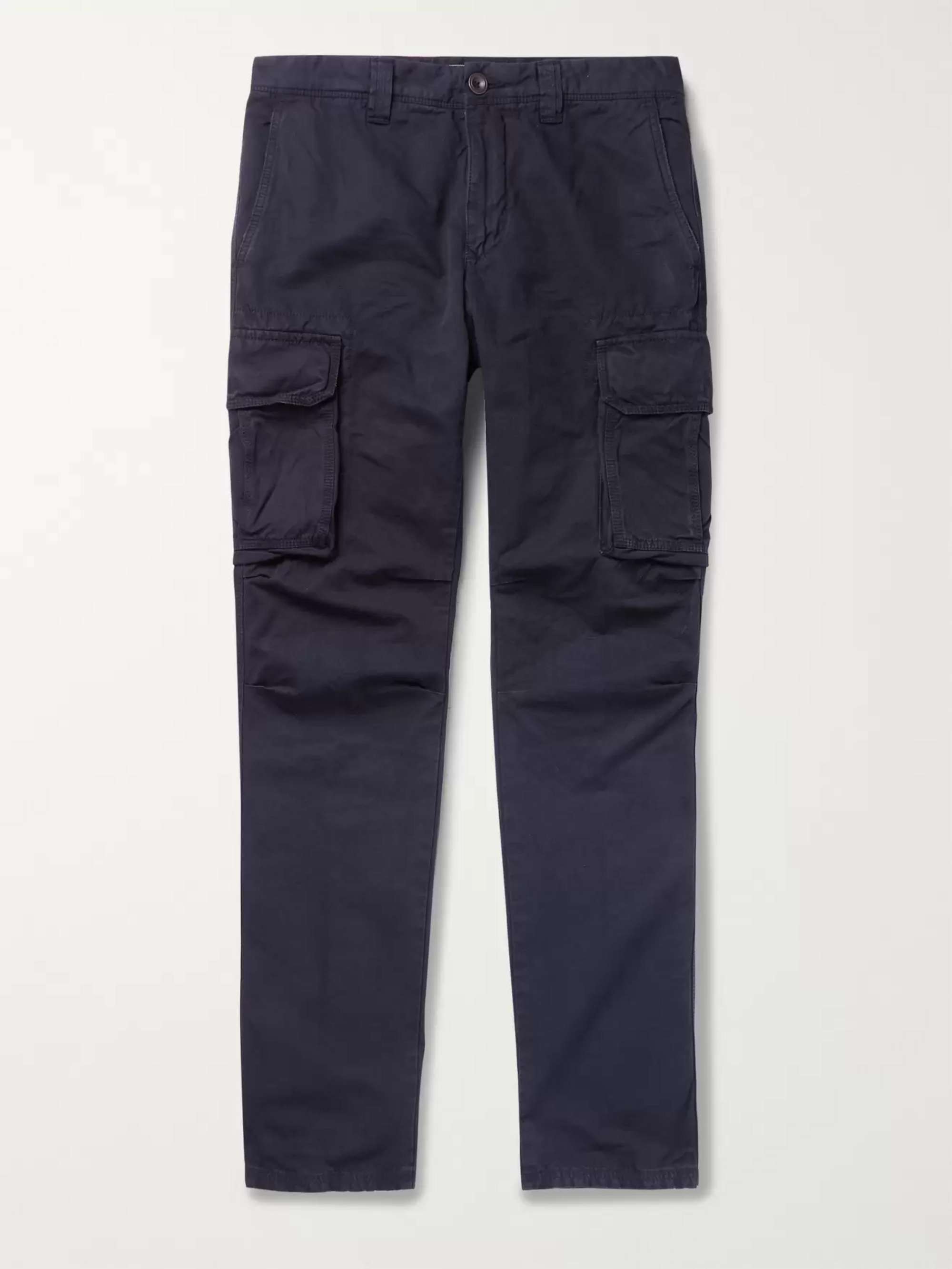 INCOTEX Slim-Fit Cotton and Linen-Blend Cargo Trousers | MR PORTER