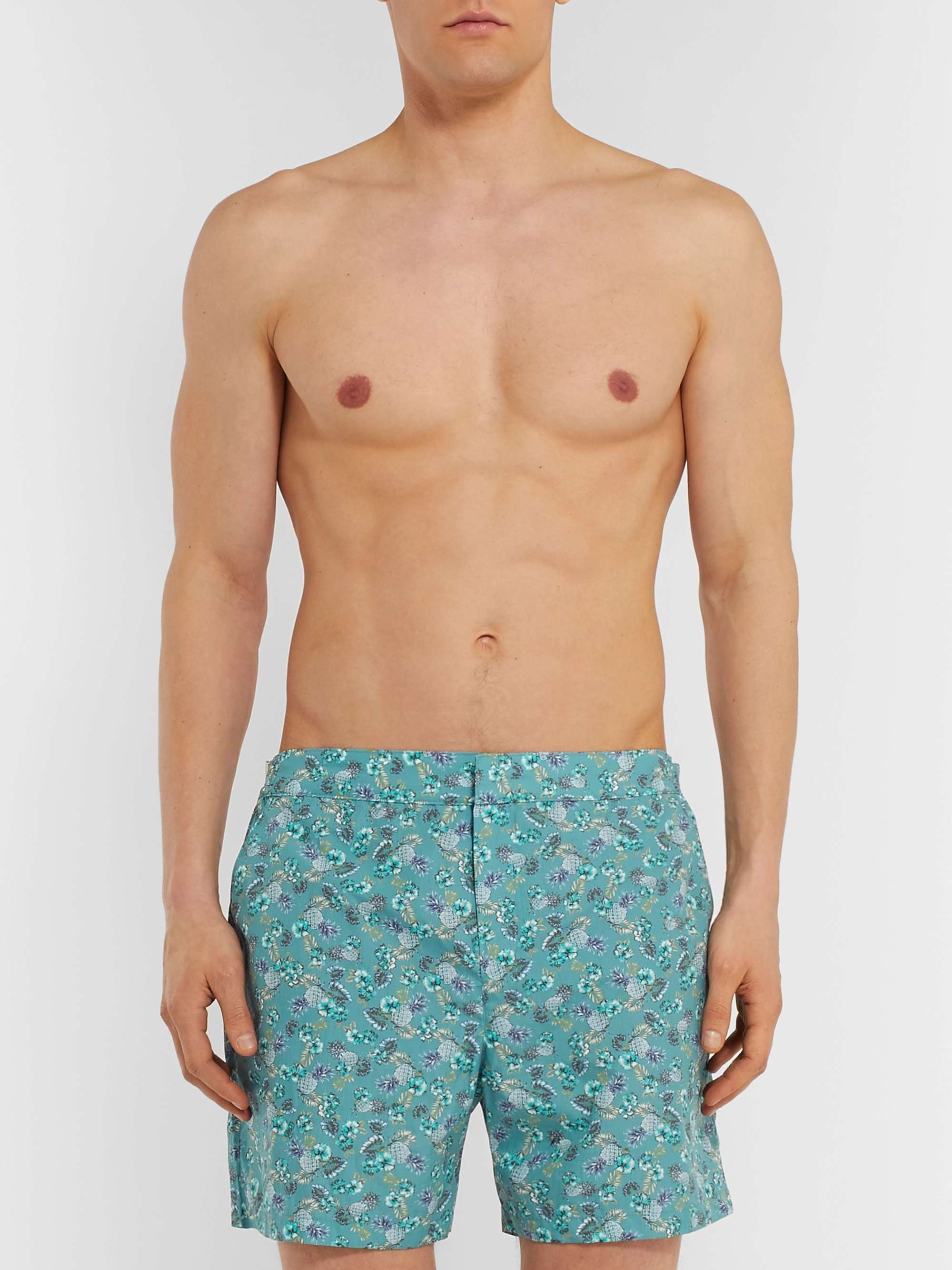 LORO PIANA Mid-Length Printed Swim Shorts