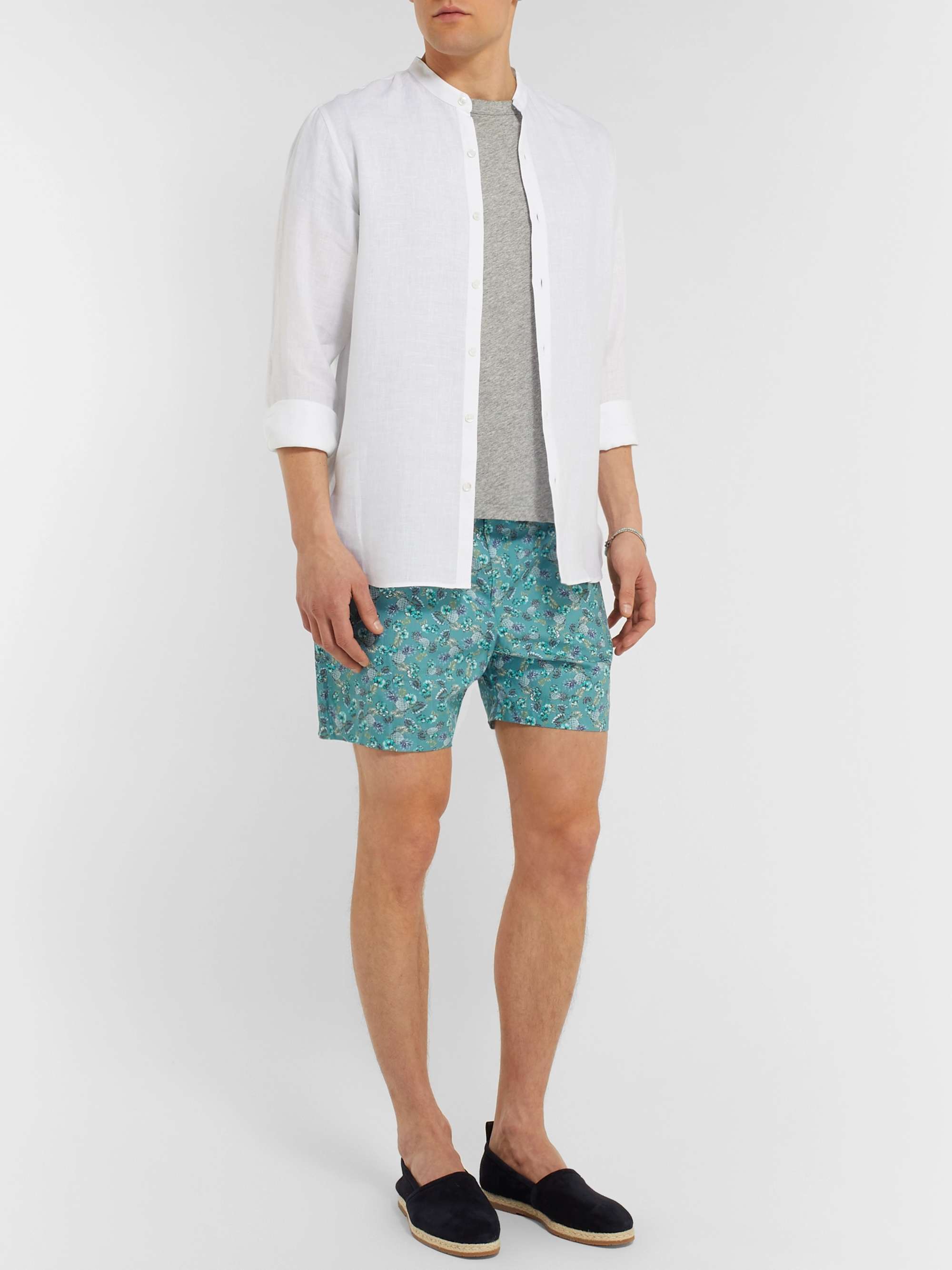 LORO PIANA Mid-Length Printed Swim Shorts