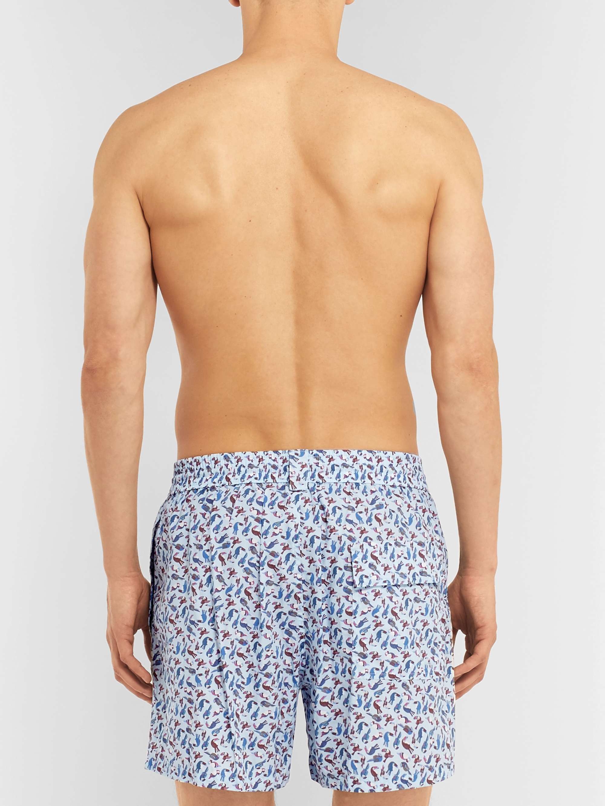 LORO PIANA Mid-Length Printed Swim Shorts