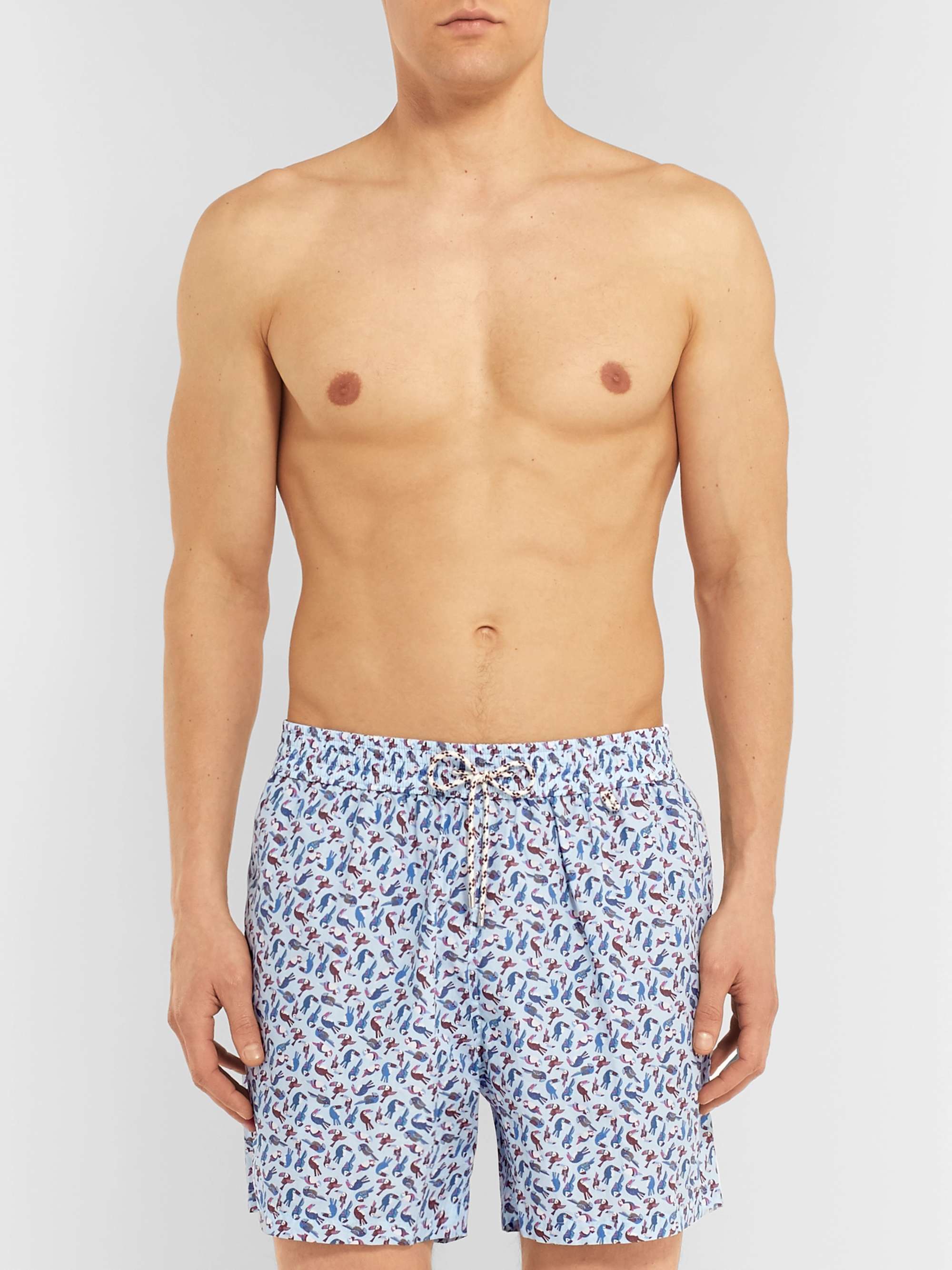 LORO PIANA Mid-Length Printed Swim Shorts