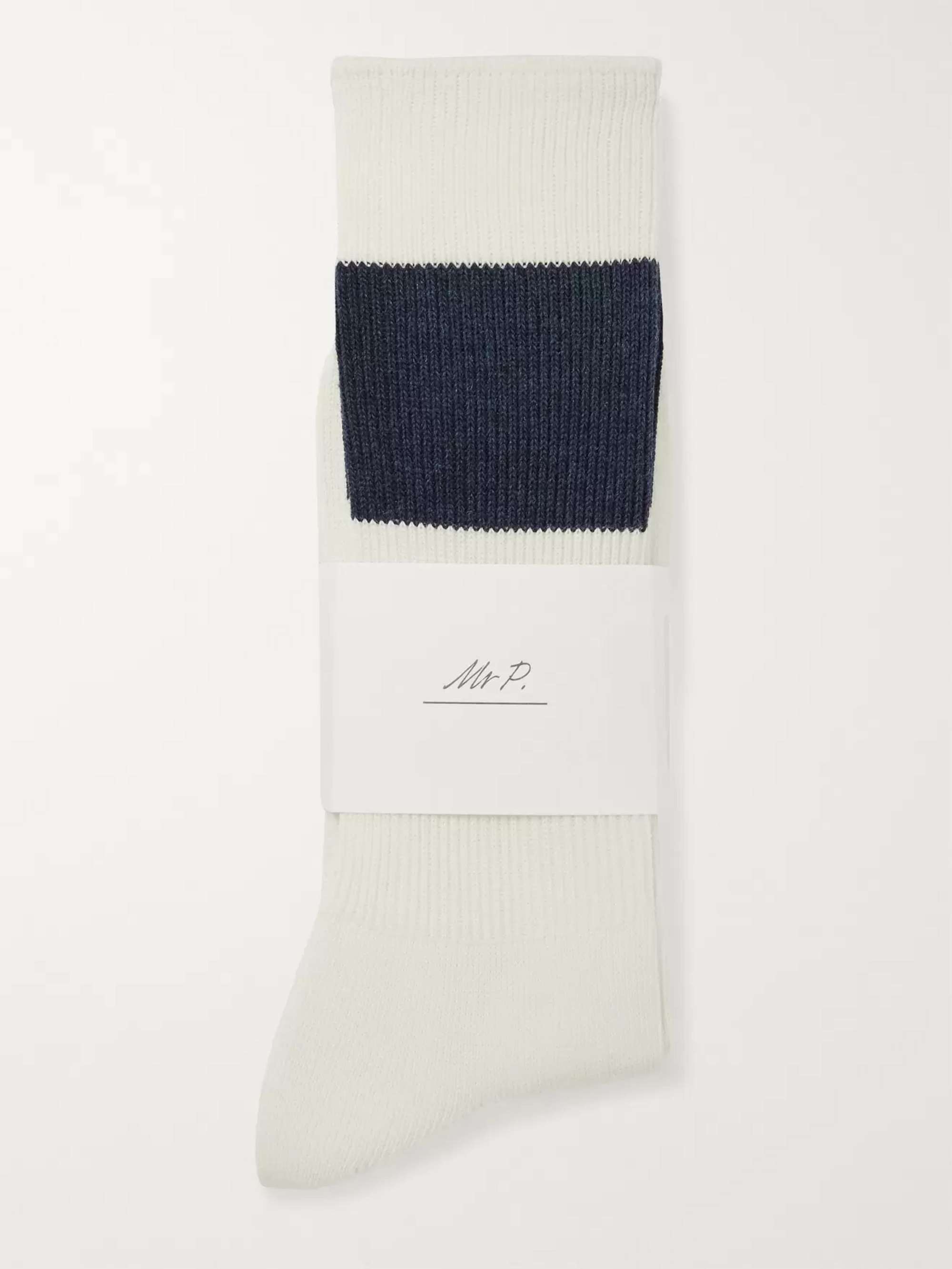 MR P. Three-Pack Cotton-Blend Socks