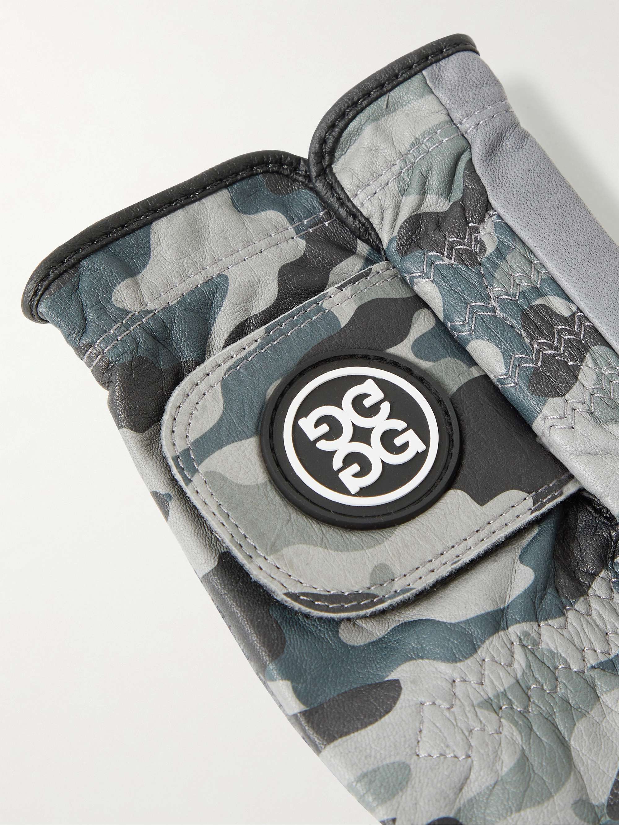 G/FORE Delta Force Camouflage-Print Perforated Leather Golf Glove