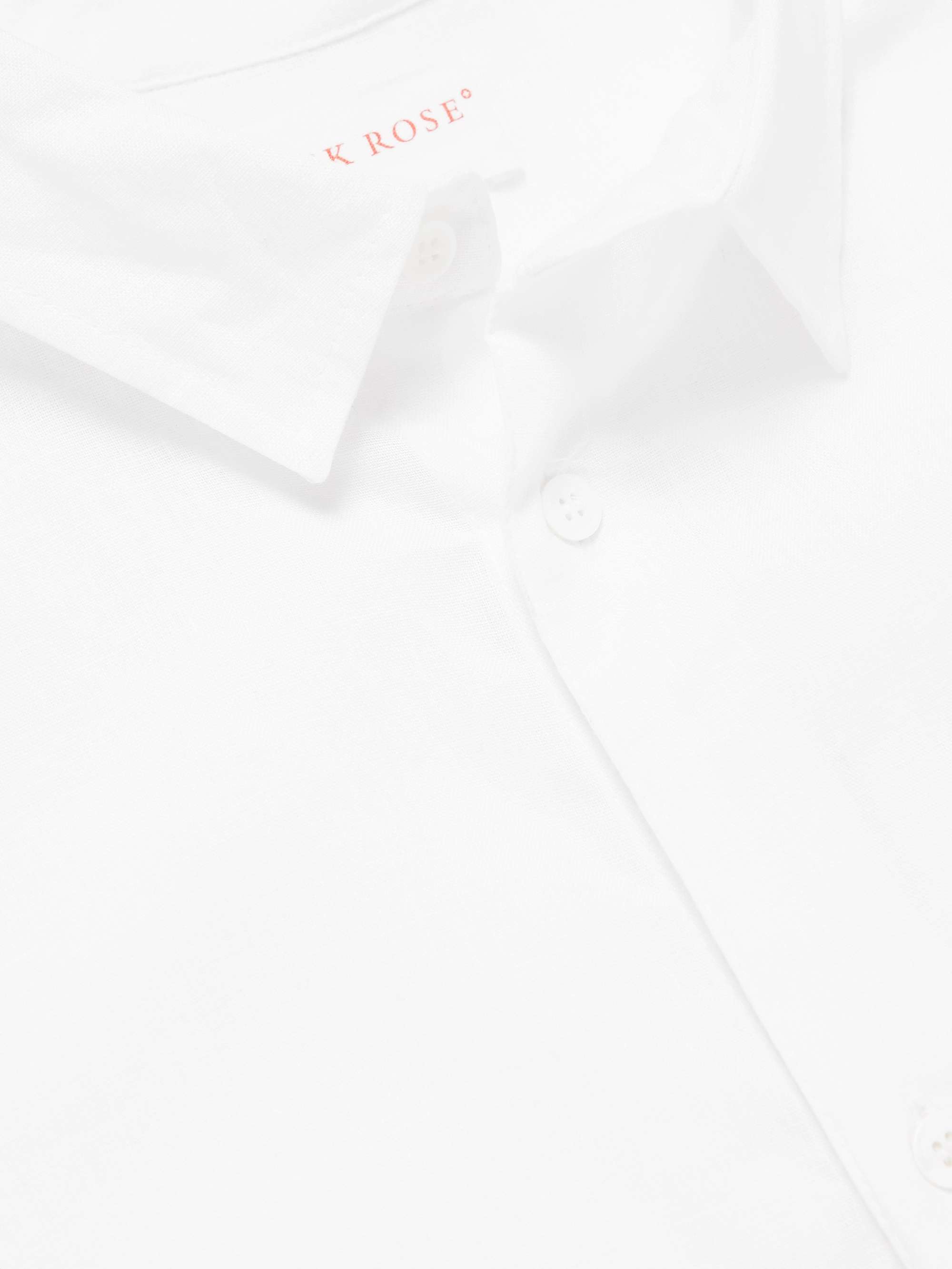 DEREK ROSE Monaco Linen Shirt