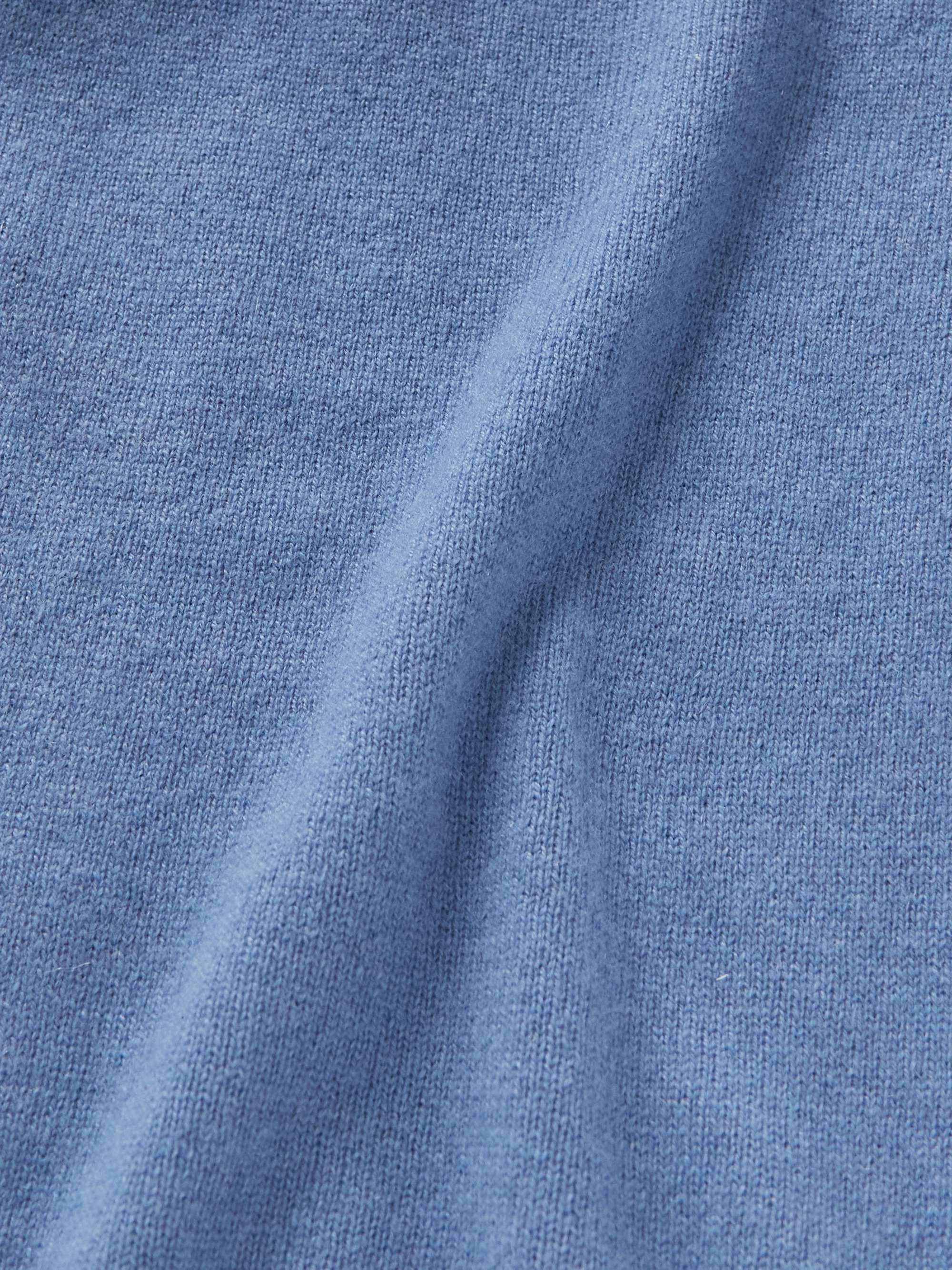 DEREK ROSE Cashmere Half-Zip Sweater