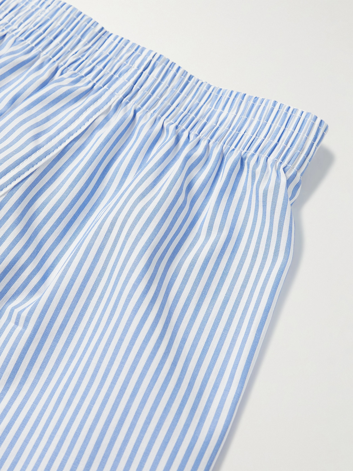  Derek Rose - James Striped Cotton Boxer Shorts - Men - Blue - S 