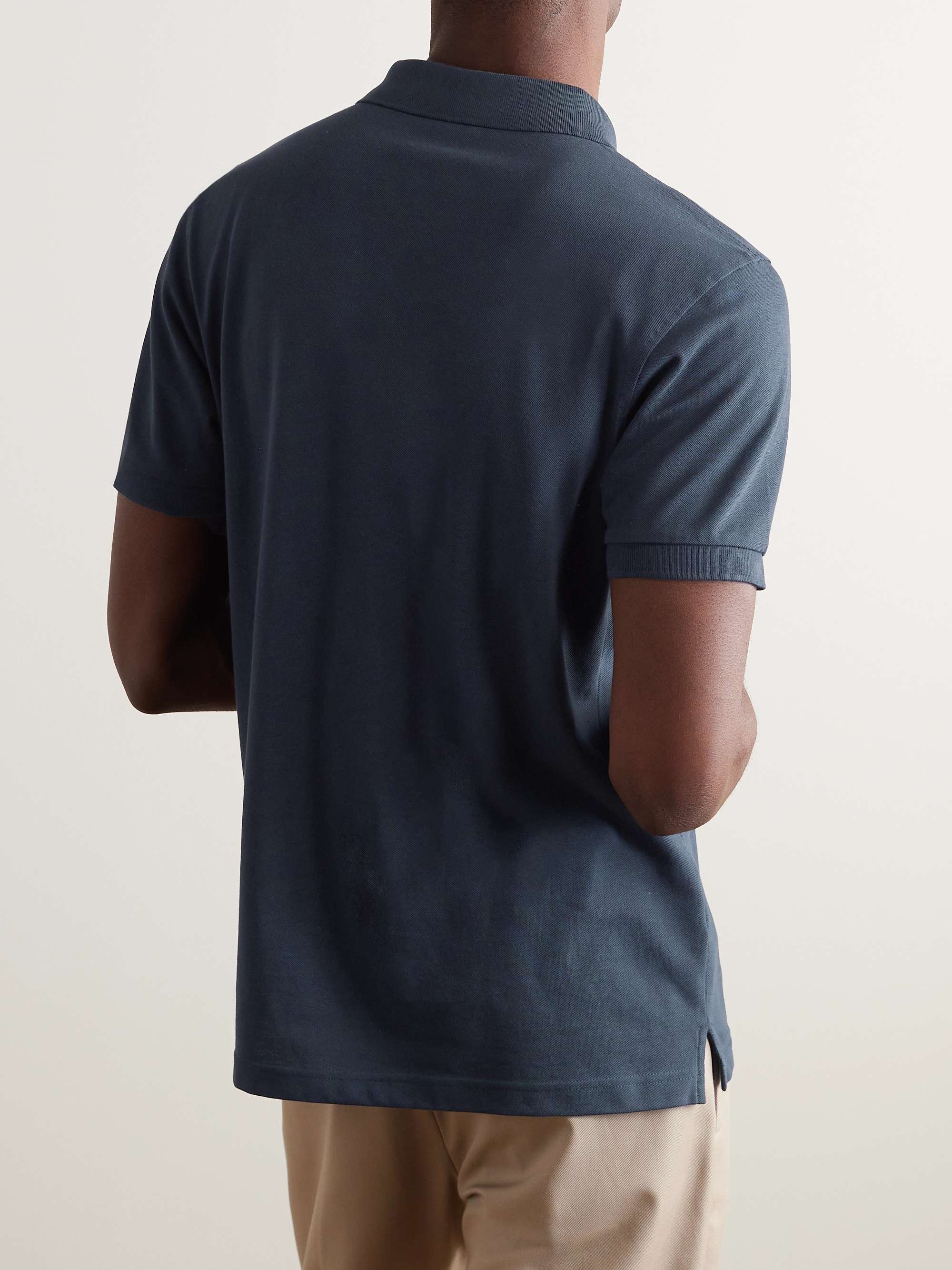 SUNSPEL Cotton-Piqué Polo Shirt