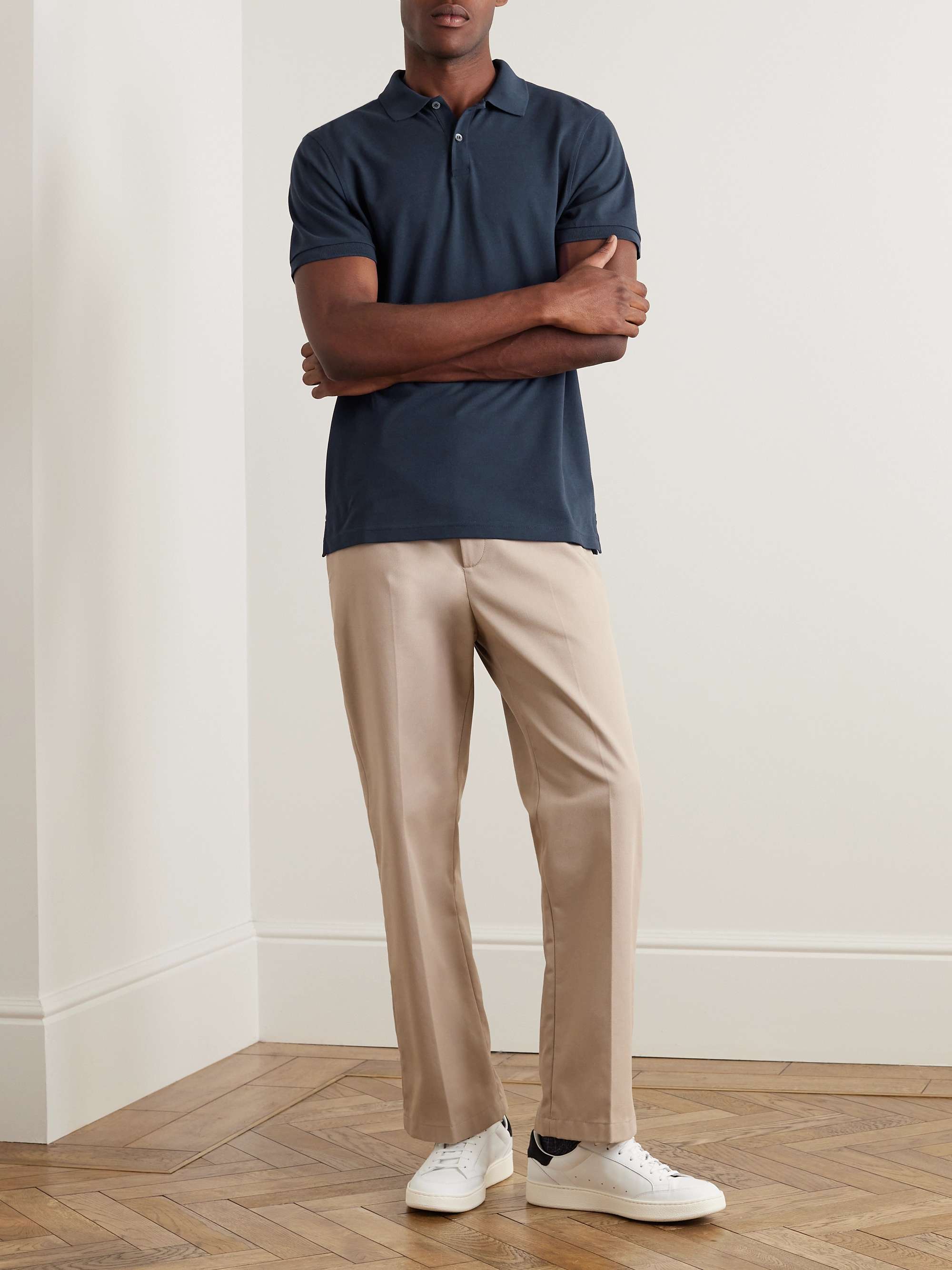 SUNSPEL Cotton-Piqué Polo Shirt