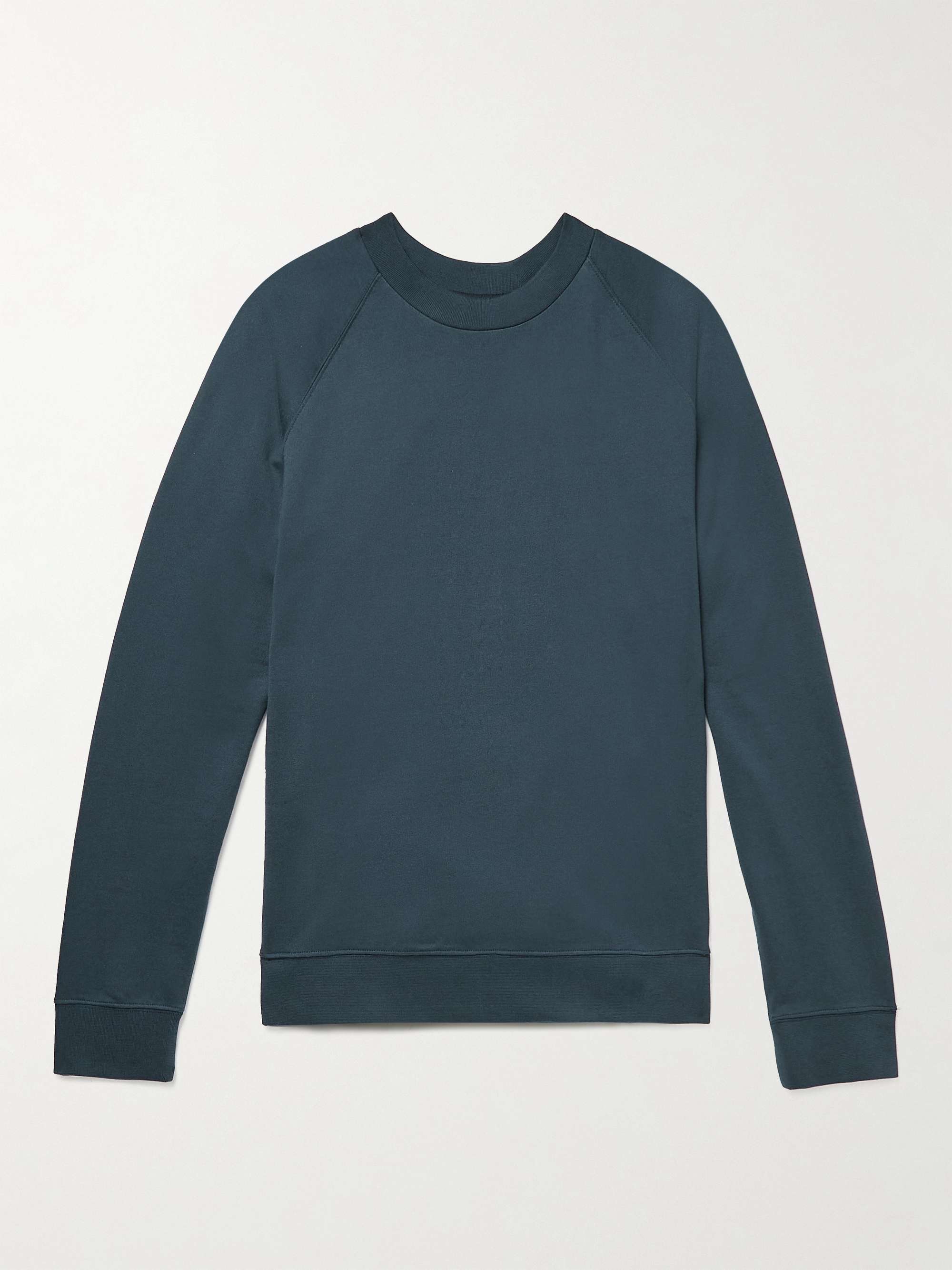 Sunspel navy online sweatshirt