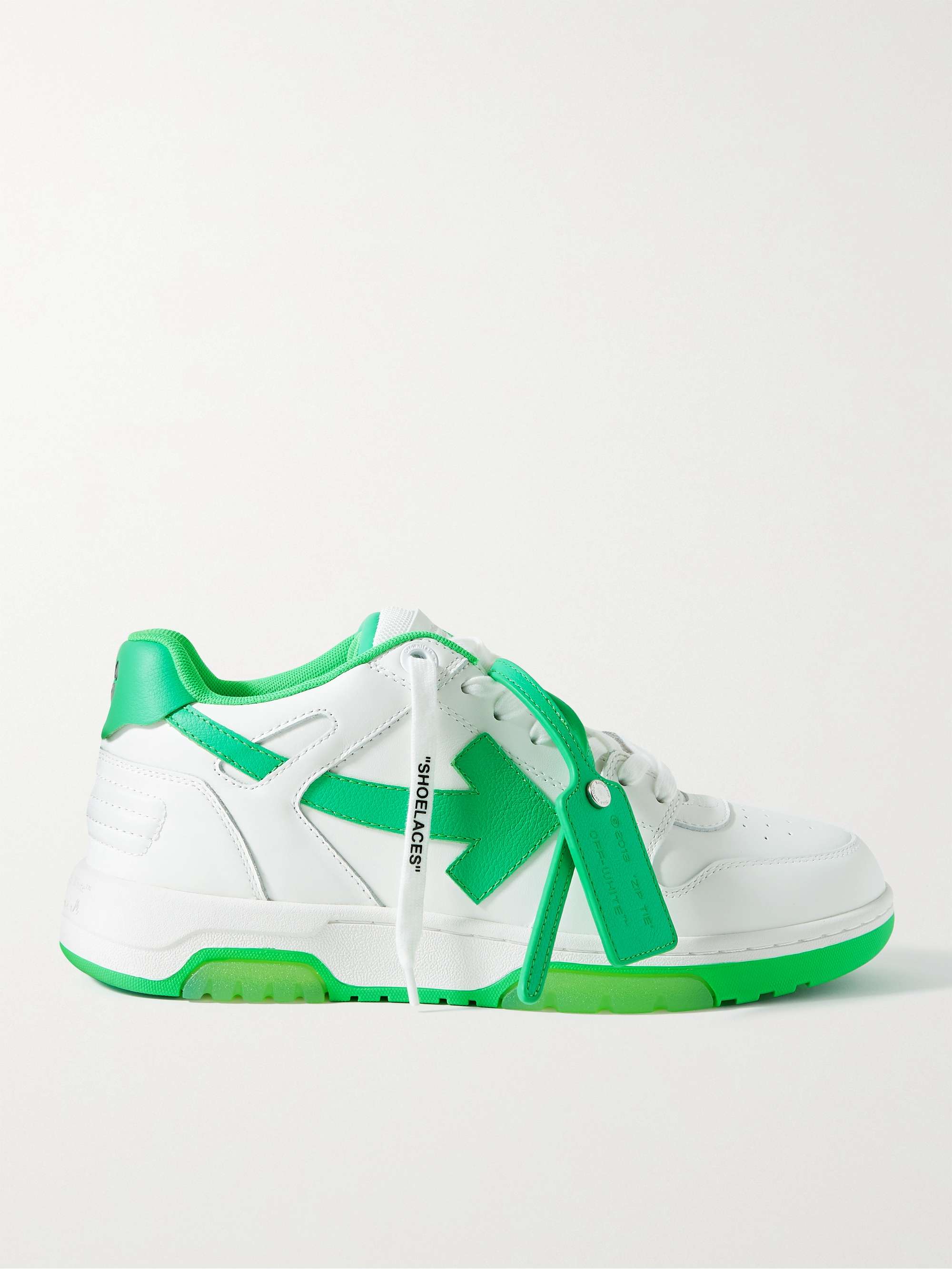 OFF-WHITE Out of Office Leather Sneakers | MR PORTER