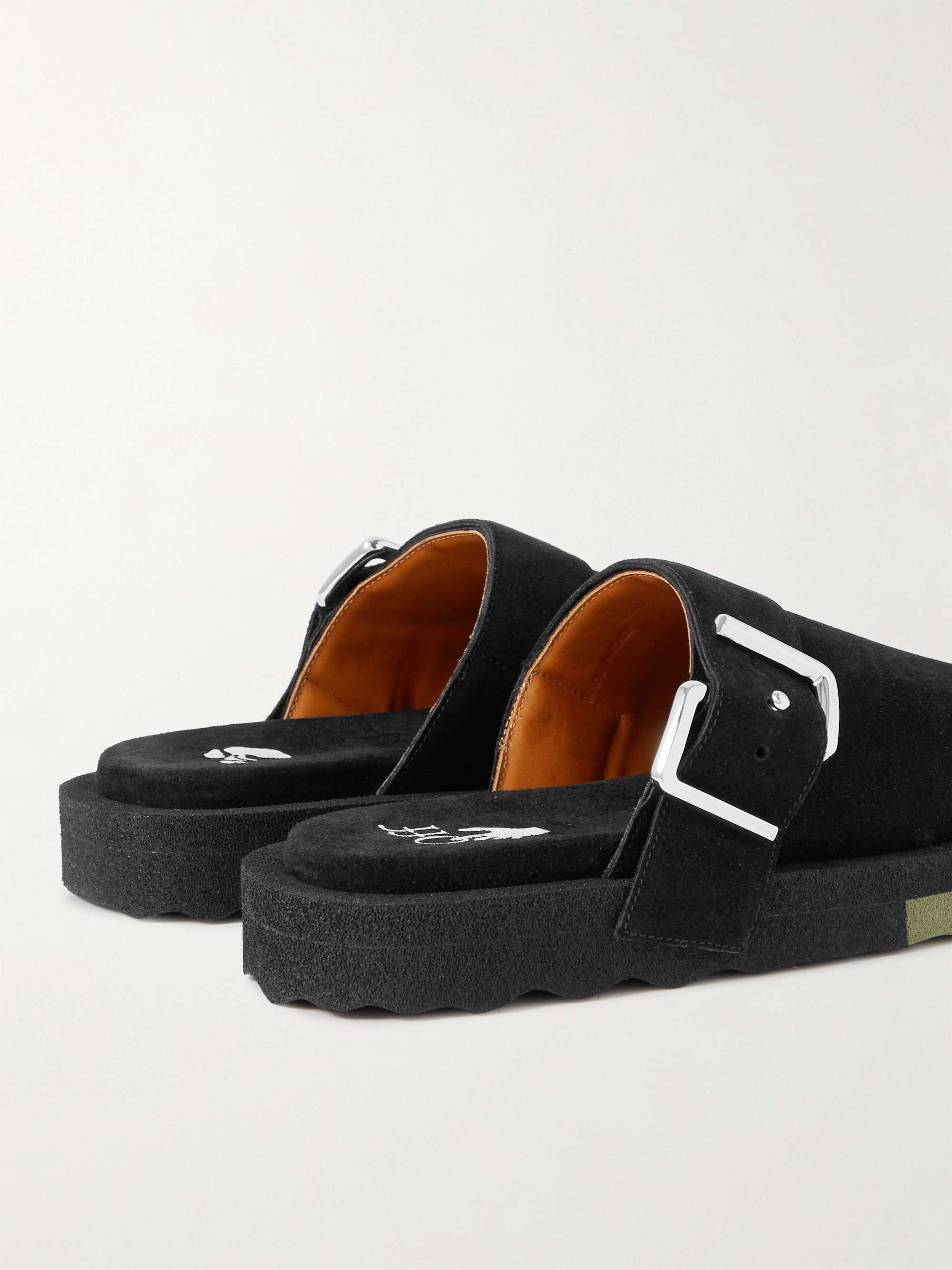 OFF-WHITE Suede Clogs