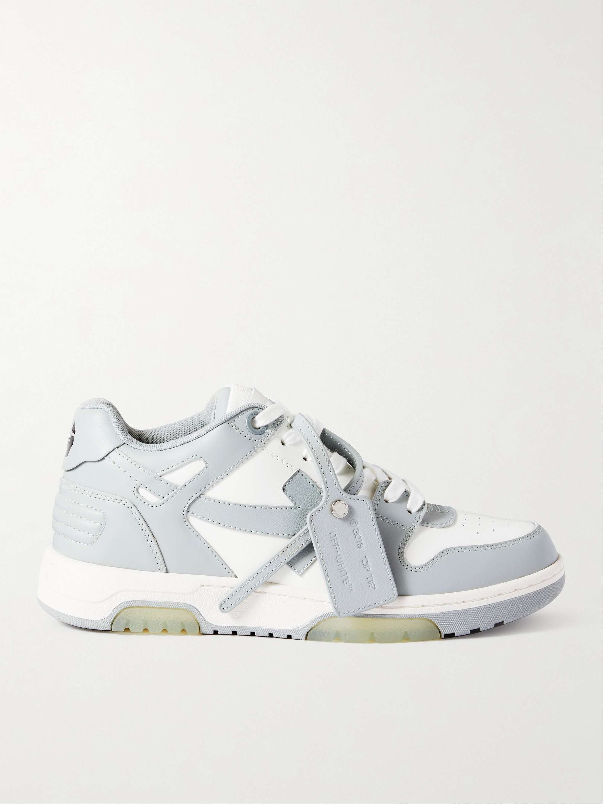 Off-White c/o Virgil Abloh Out Of Office Rhinestone Low-top Sneakers in  Gray for Men | Lyst