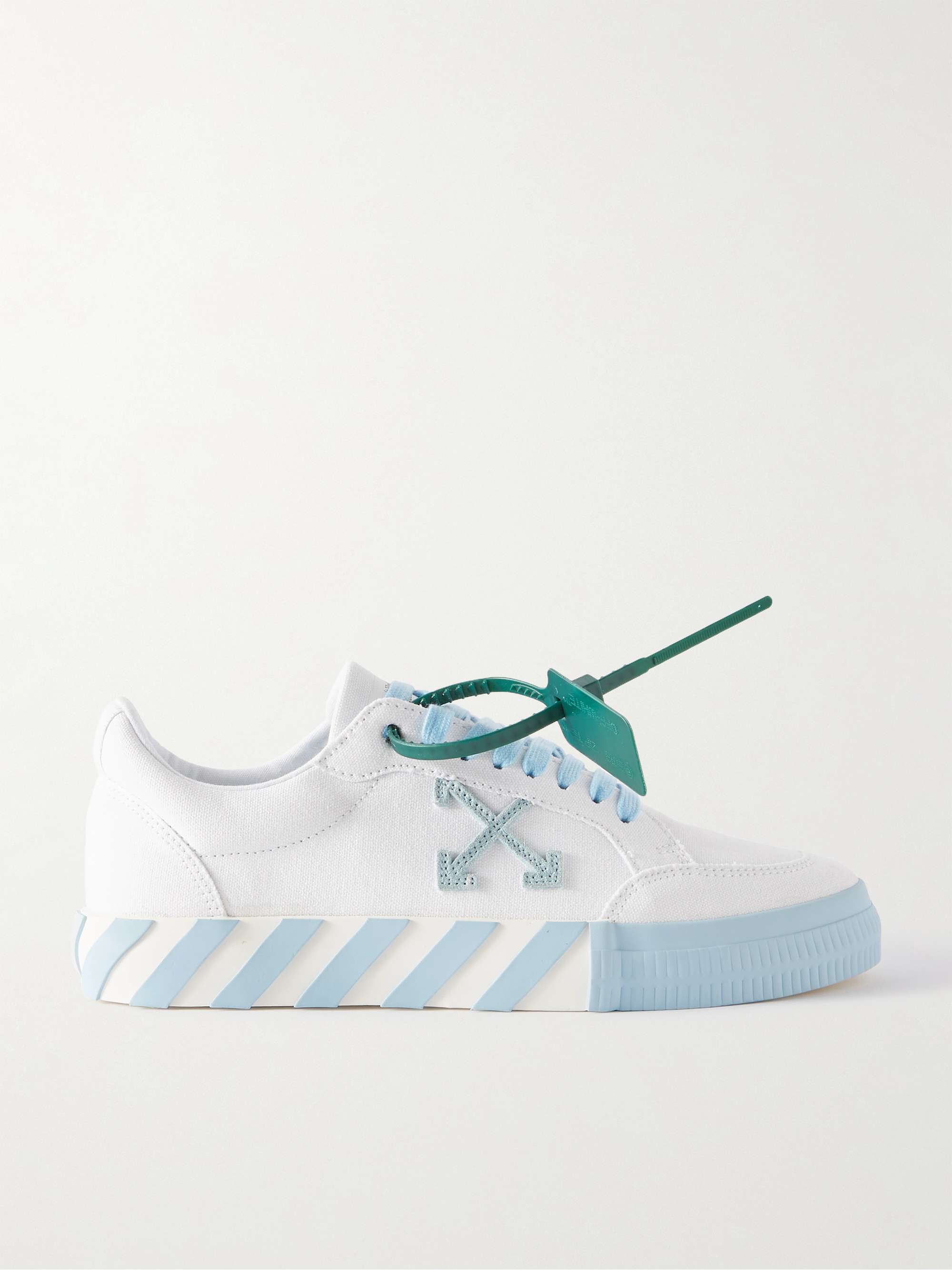 OFF-WHITE Suede-Trimmed Sneakers | MR PORTER