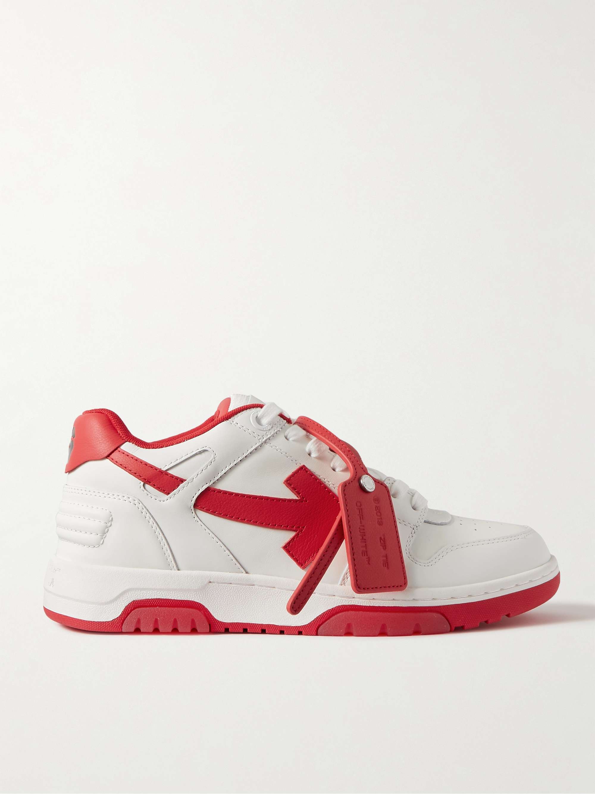 Off-White Men's Out of Office Leather Sneakers