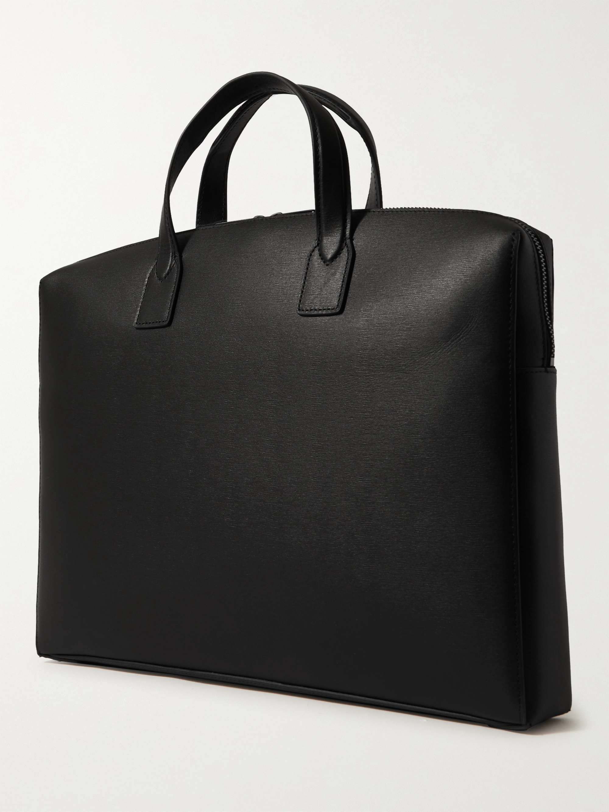 PAUL SMITH Embossed Textured-Leather Briefcase