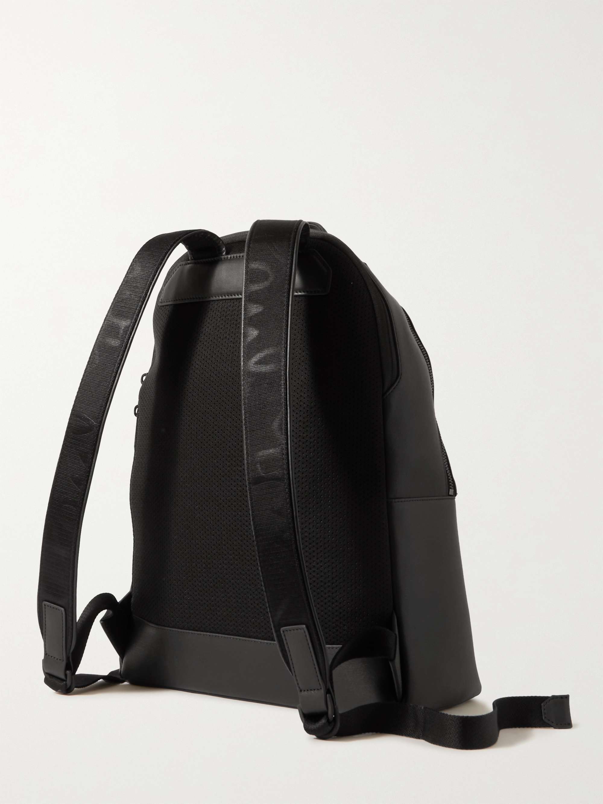 PAUL SMITH Embossed Leather Backpack