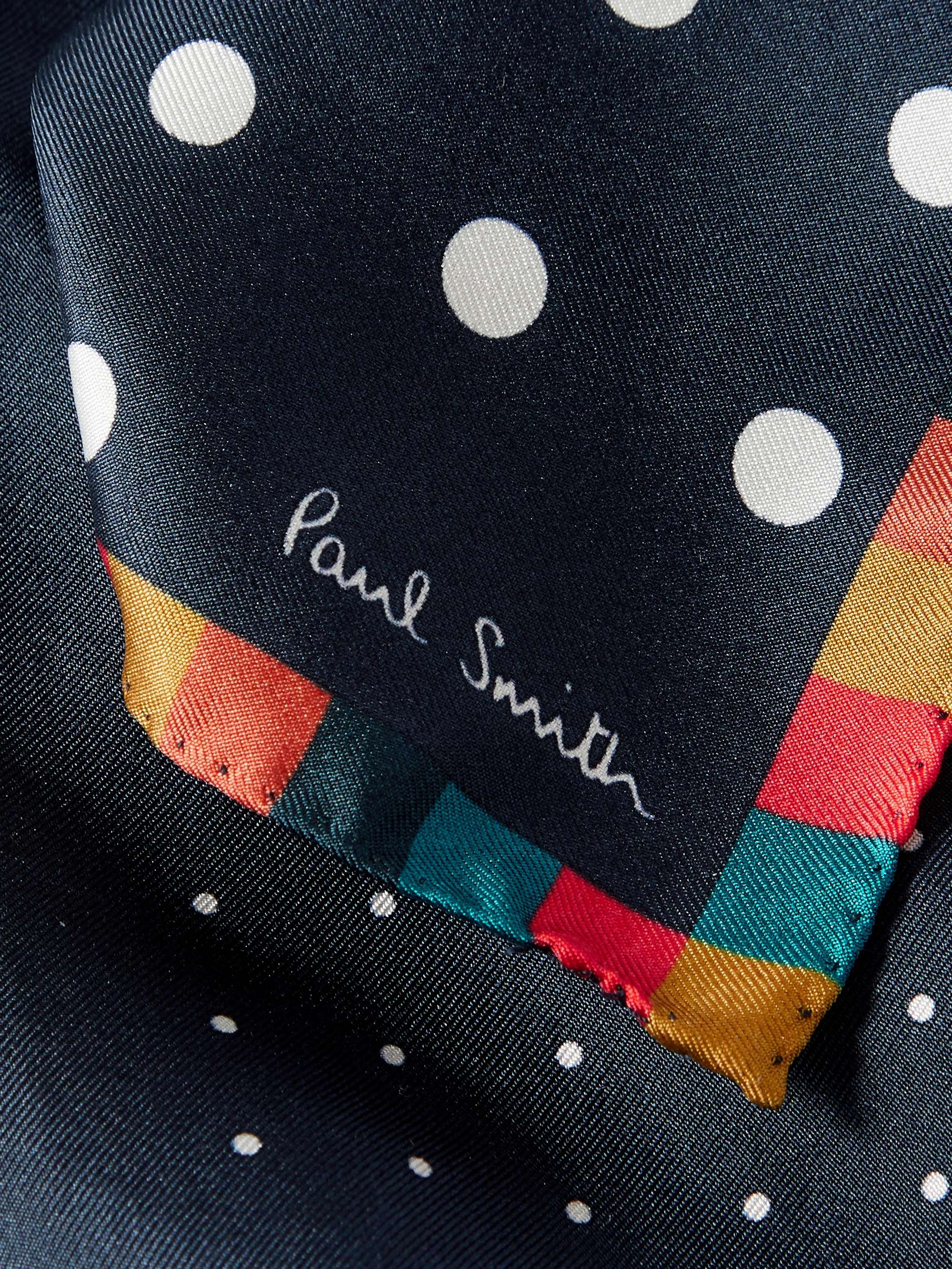 PAUL SMITH Printed Silk-Twill Pocket Square