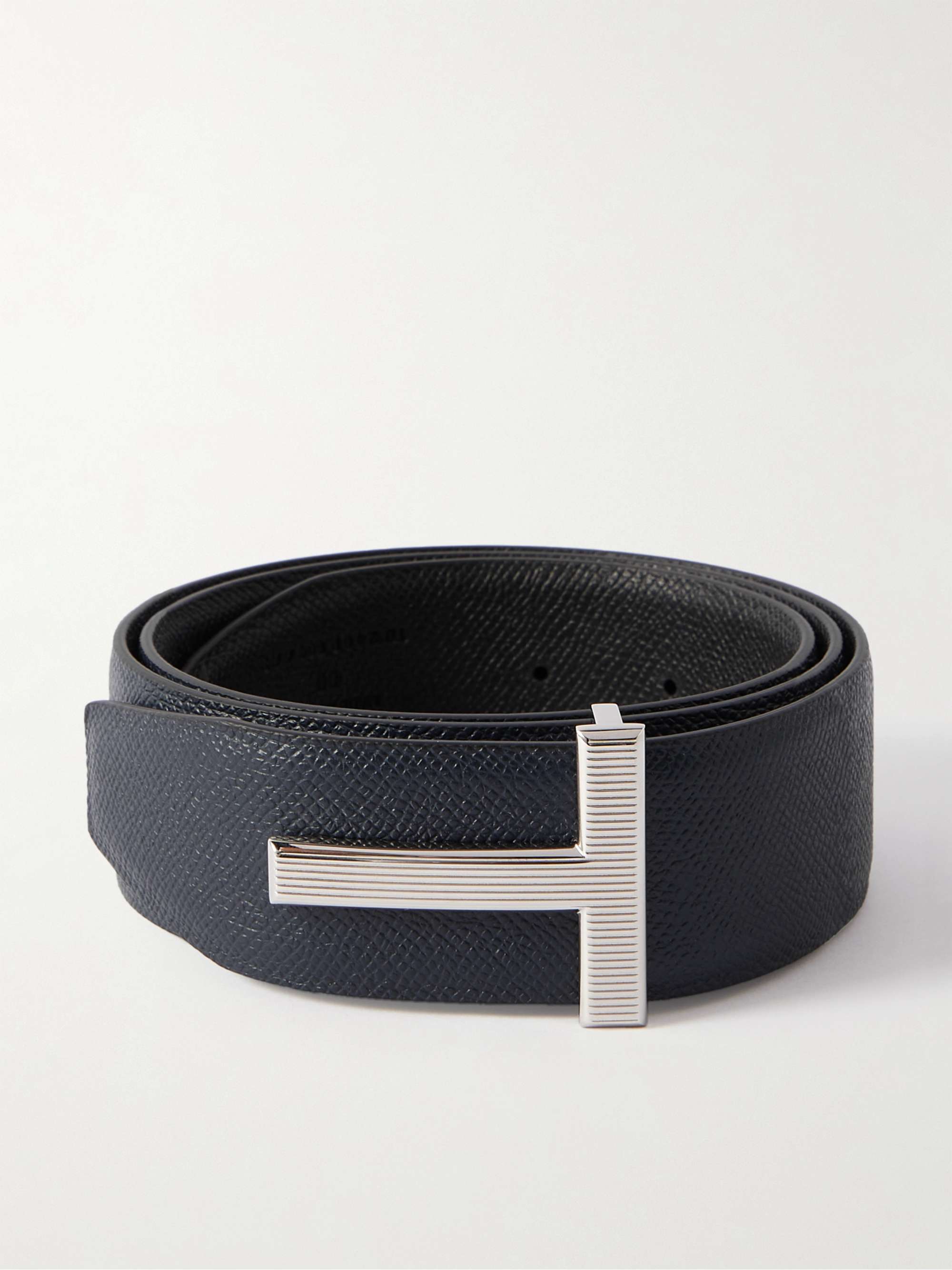 4cm Full-Grain Leather Belt