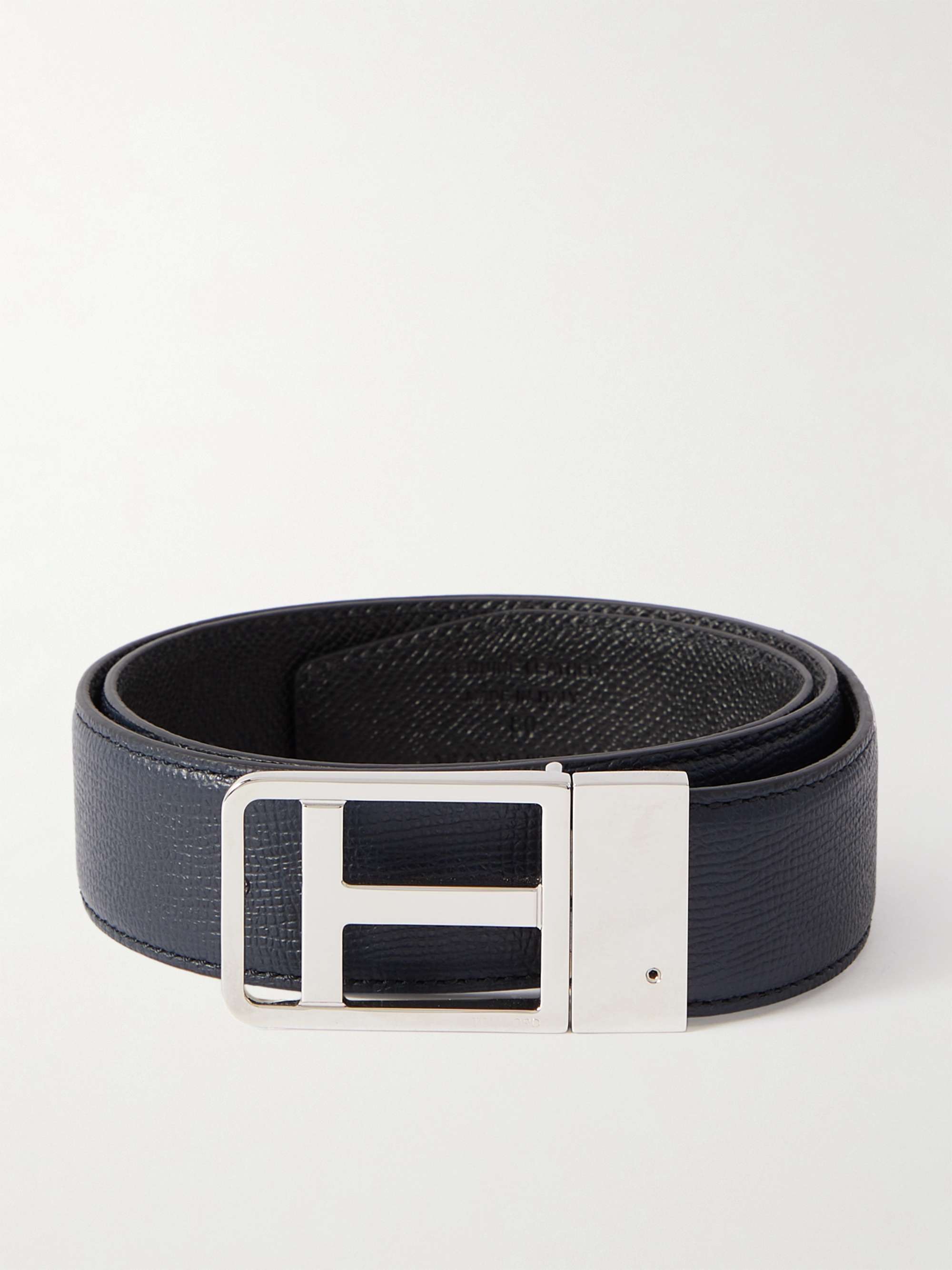 TOM FORD 3.5cm Reversible Full-Grain Leather Belt