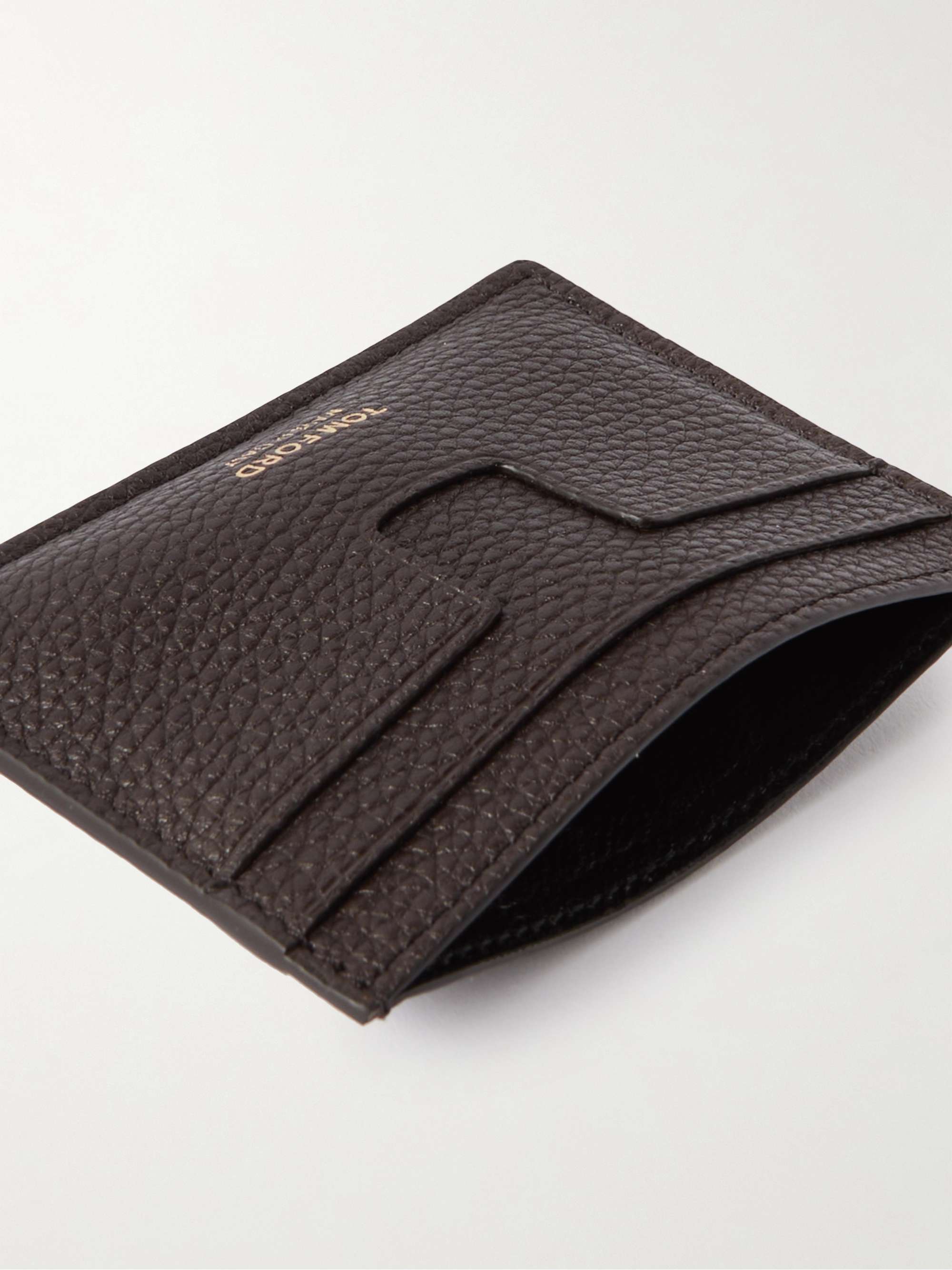 TOM FORD Full-Grain Leather Cardholder