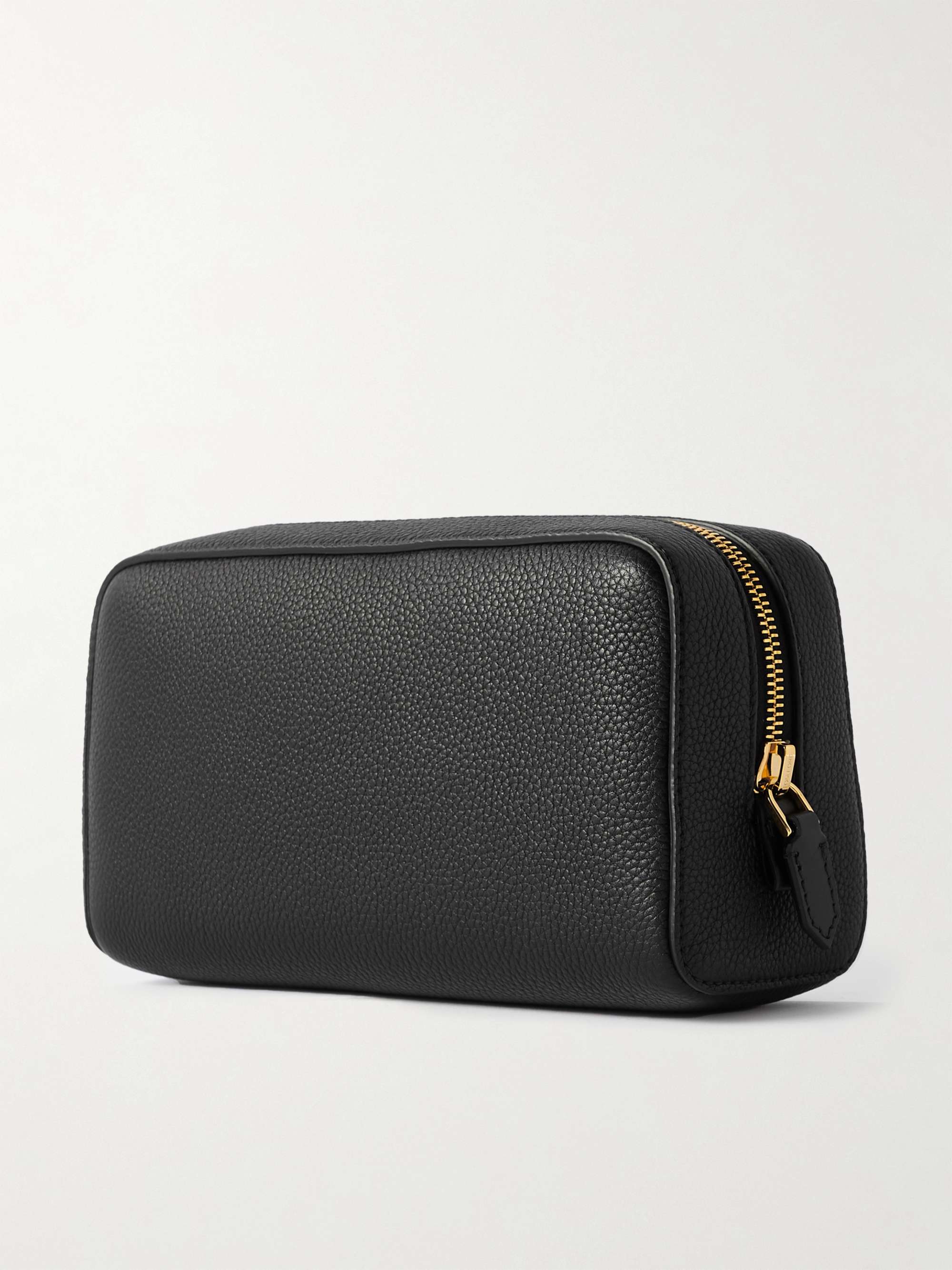 TOM FORD Pebble-Grain Leather Wash Bag