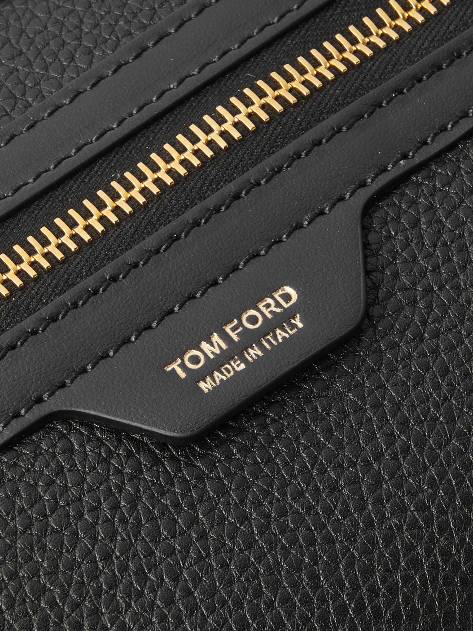 TOM FORD Pebble-Grain Leather Wash Bag